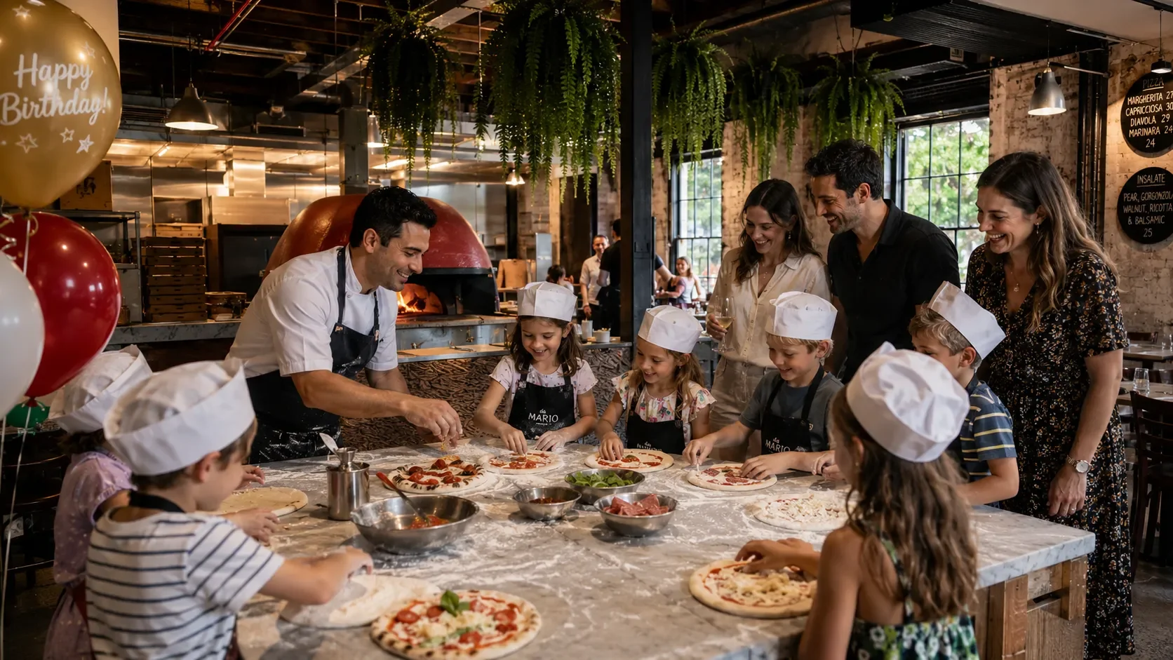 House-made pasta and Italian wine at Da Mario restaurant Sydney