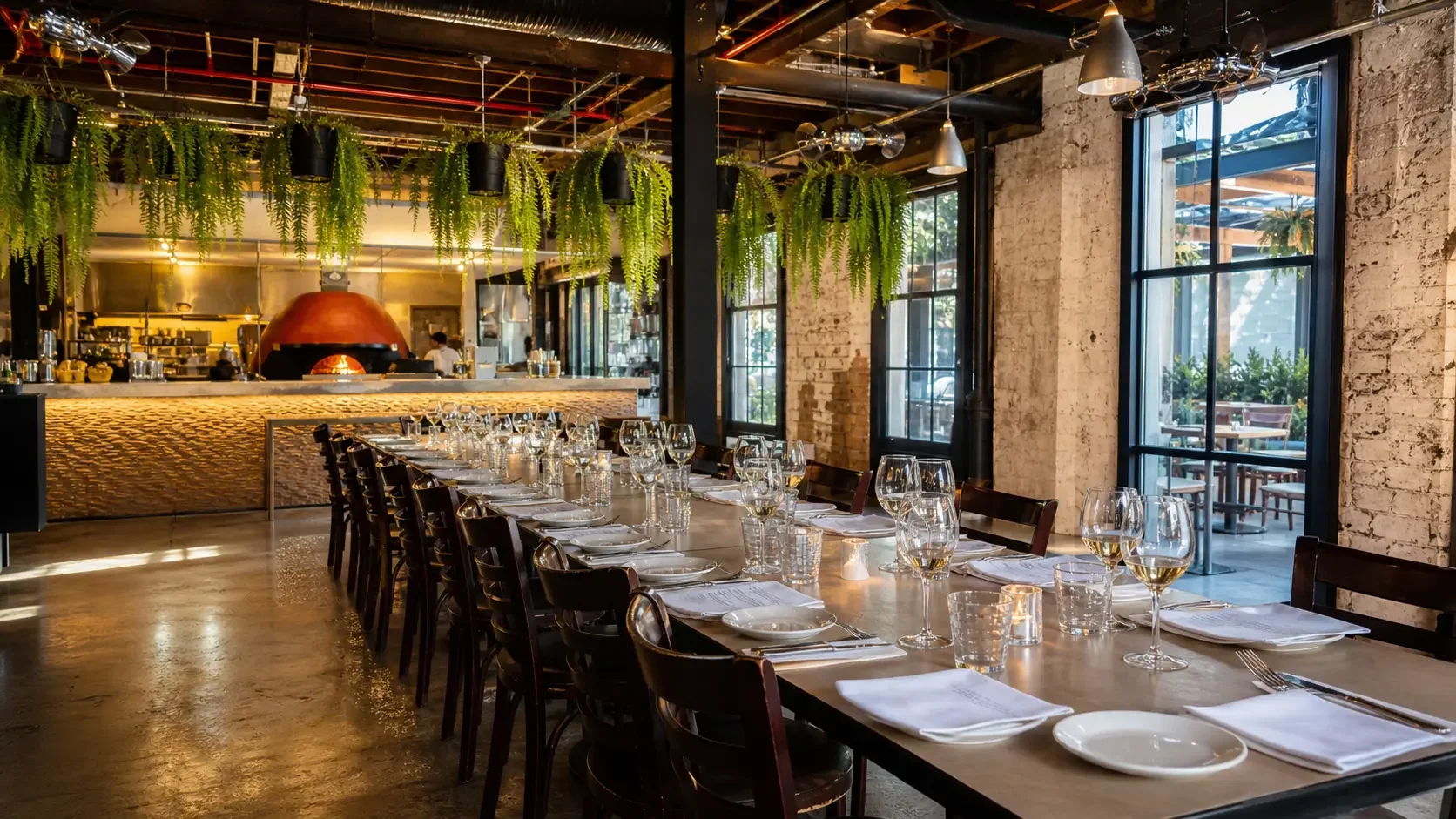 Corporate function venue in Sydney set for a business dinner at Da Mario Rosebery