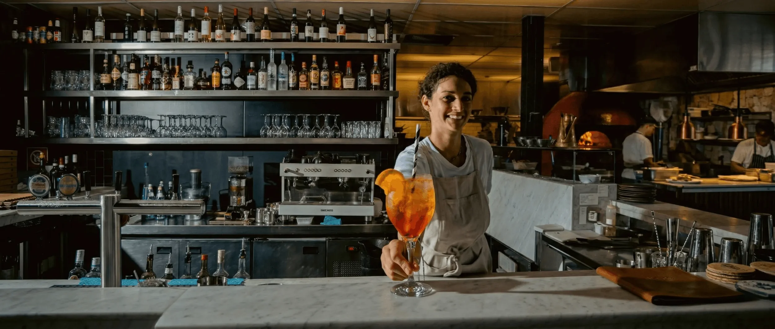 Italian cocktails and wine at Da Mario for bucks party venue hire in Sydney