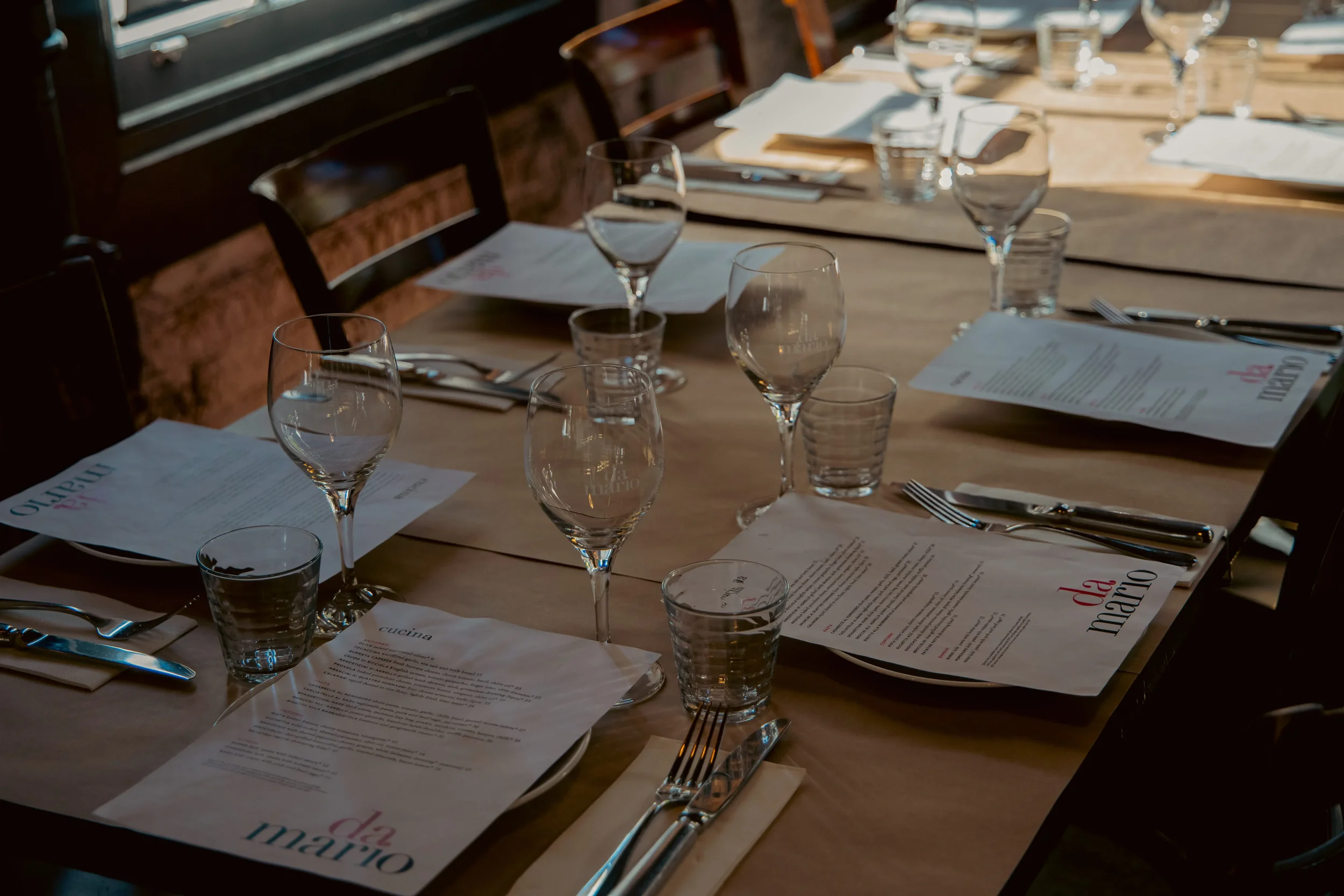 Private event space at Da Mario Italian restaurant for bar venue hire in Rosebery Sydney