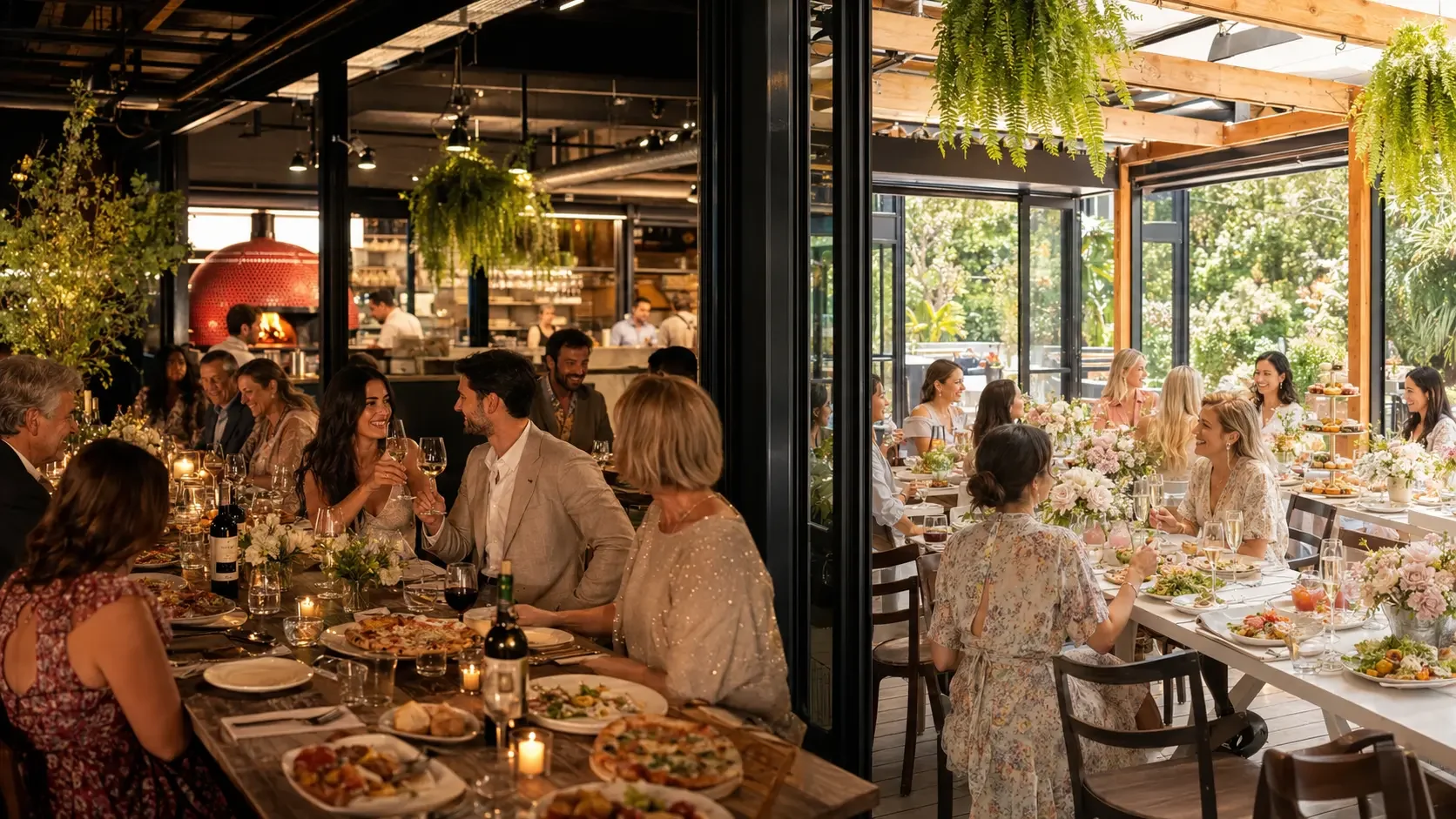 Corporate event venue Sydney with shared Italian dining at Da Mario Rosebery