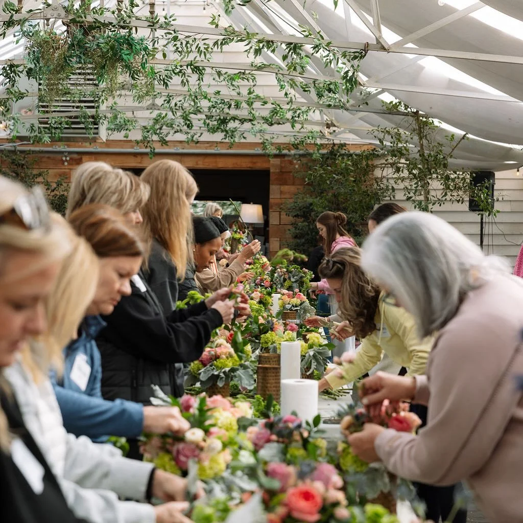 Our best Valentines weekend ever: Greenhouse takeover with @brightenupnashville sending out 1000+ bouquets &amp; gifts for widows and widowers across Middle Tennessee.  We&rsquo;re so happy to give spaces each year this incredible non profit!  Visit 