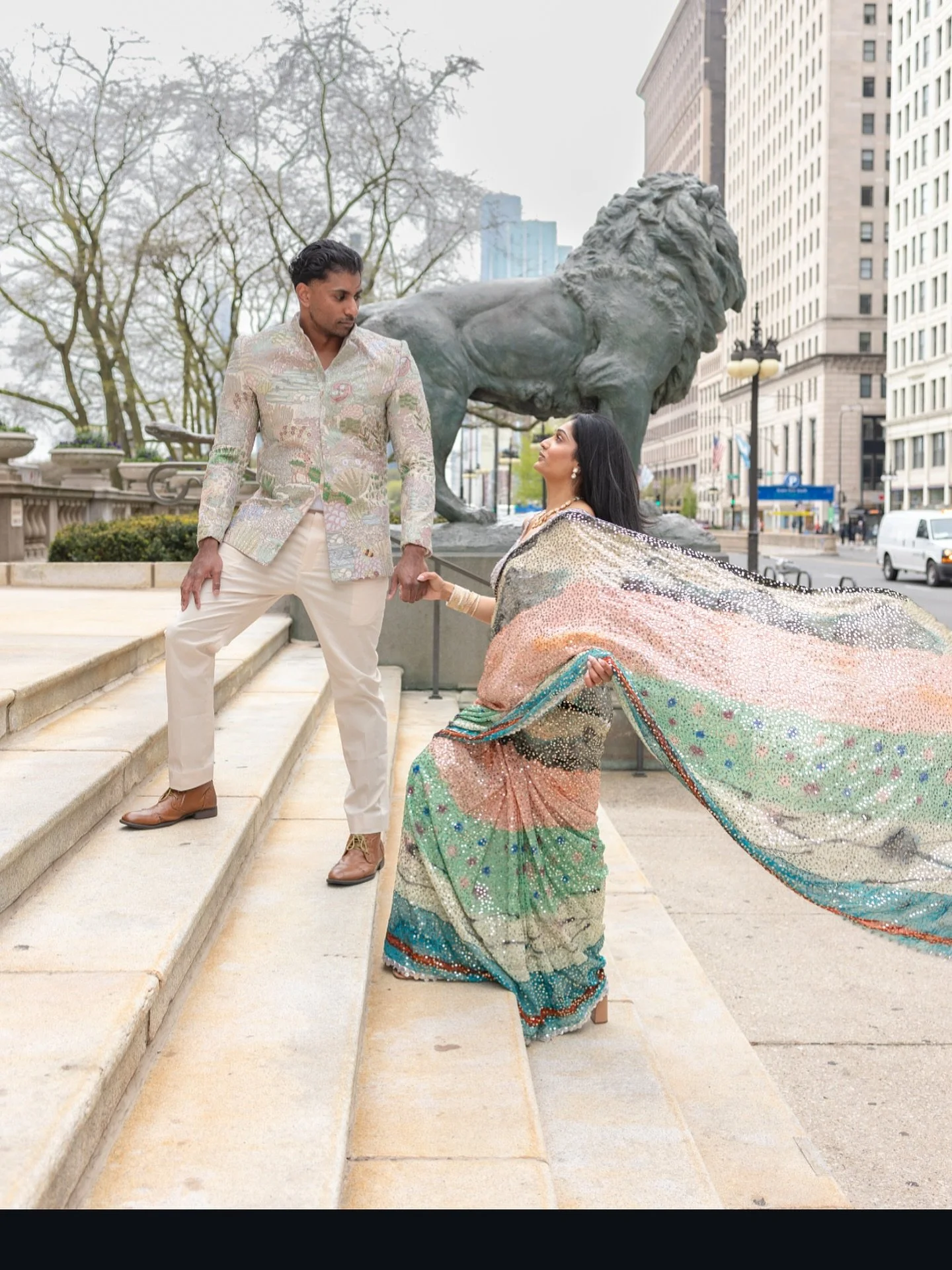 blown away

Designer: @aisharaoofficial &amp; @aveindiadesignchicago 
Creative Director: @shahstyleguide 
Models: @_kirtidoshi &amp; @mathewakkal

#southasianfashion #southasianbridal #southasianbride #southasianweddings #desibride #styledshoot #chic