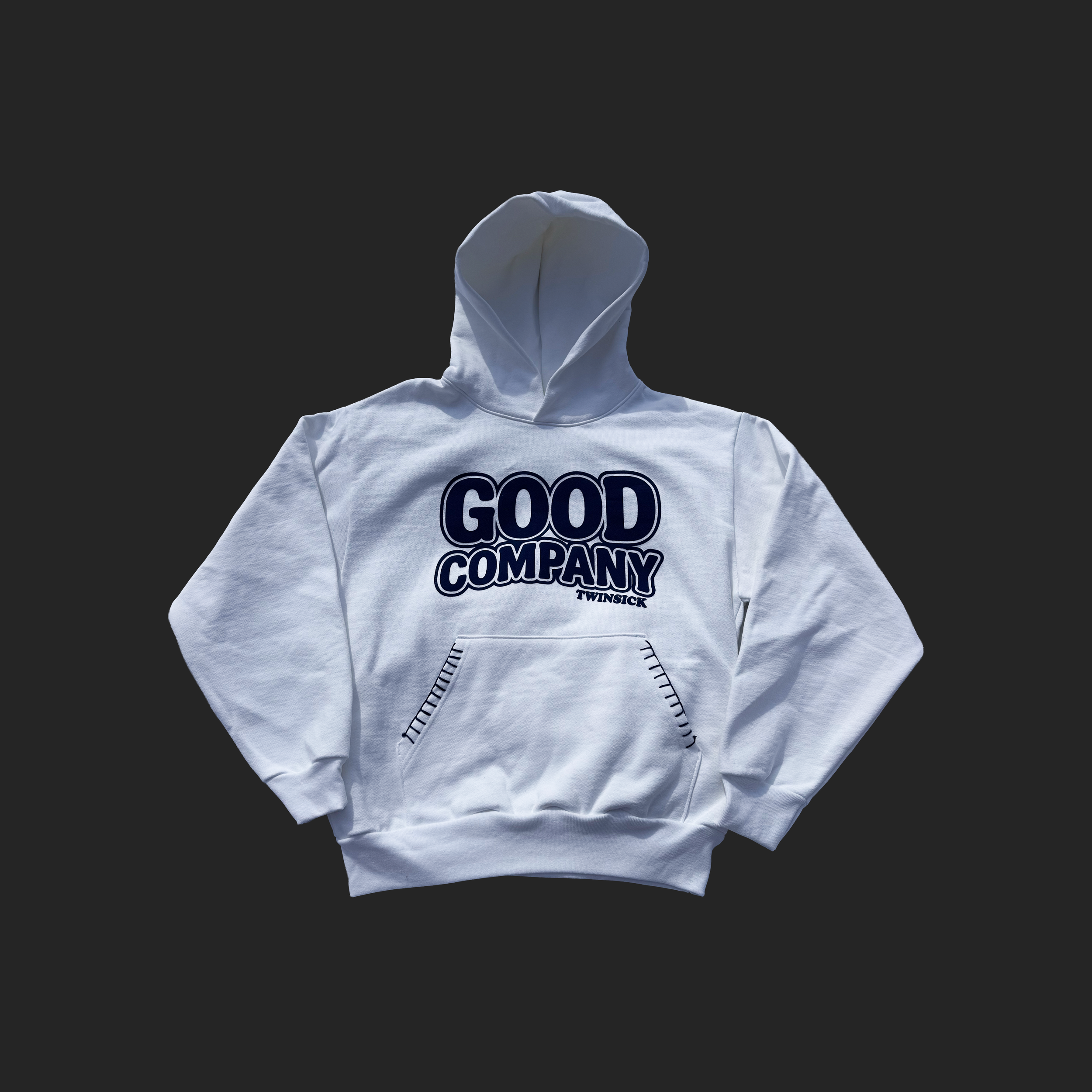 Good Company Hoodie (Stitched) White