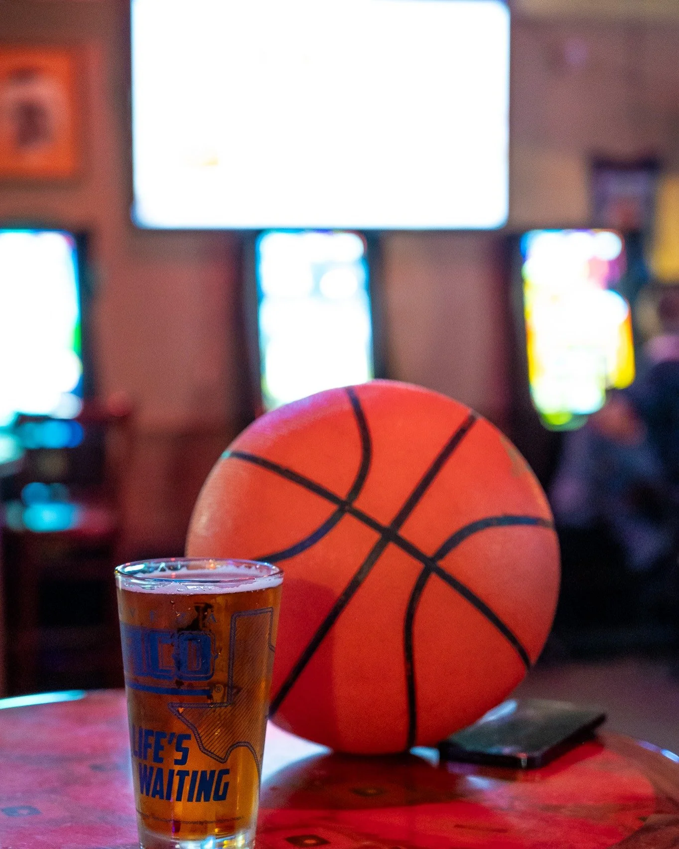Game day energy is what we're all about! 🏀

Experience cold beer, great company, and 20+ screens of nonstop action.

TONIGHT GAME 2
7:30PM | Spurs vs Thunder