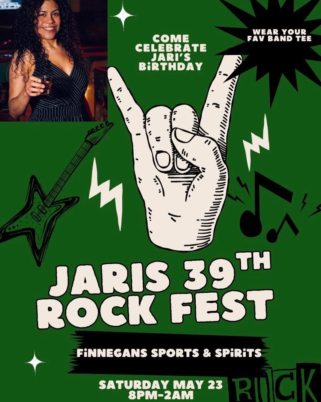 Big weekend at Finnegan&rsquo;s. 🏀🍻🎸

Tonight, the and are back at it for Game 3 of Spurs vs Thunder and you already know this place is gonna be loud.

Cold drinks, playoff basketball, and a room full of people living and dying with every shot.

T