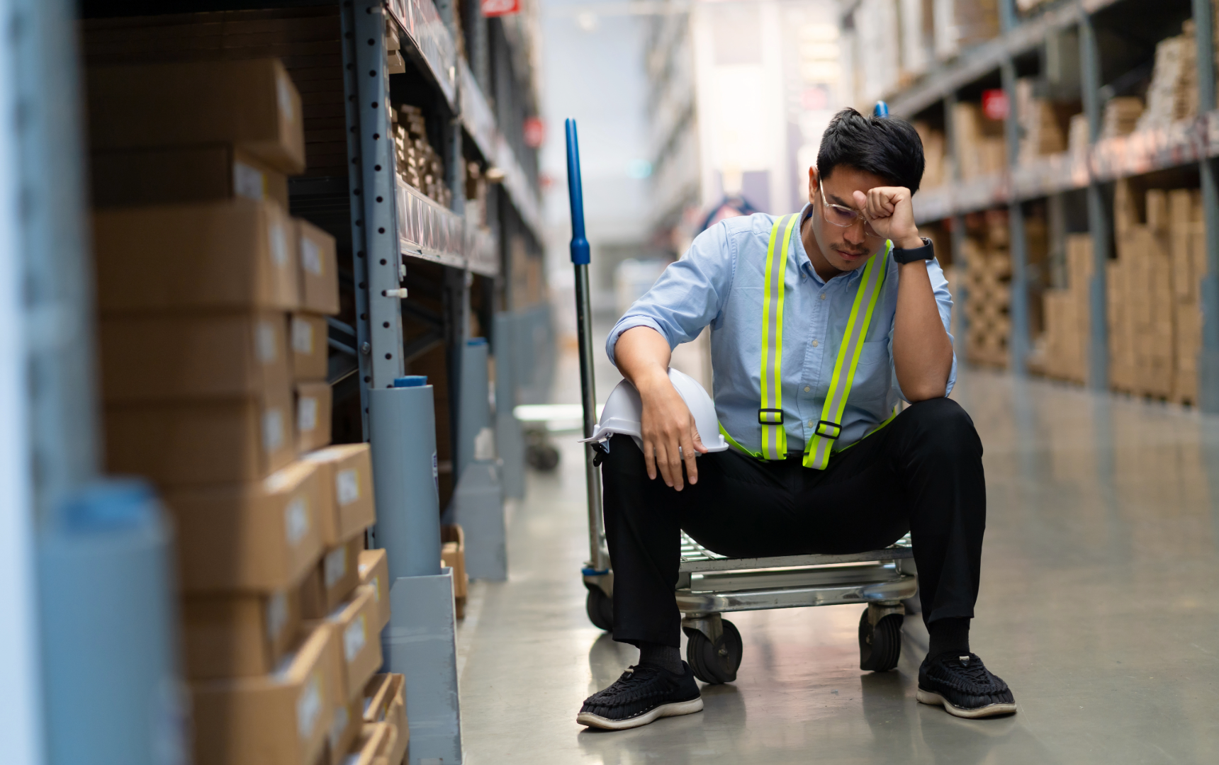 A chaotic inventory scene due to lack of demand vs inventory planning understanding