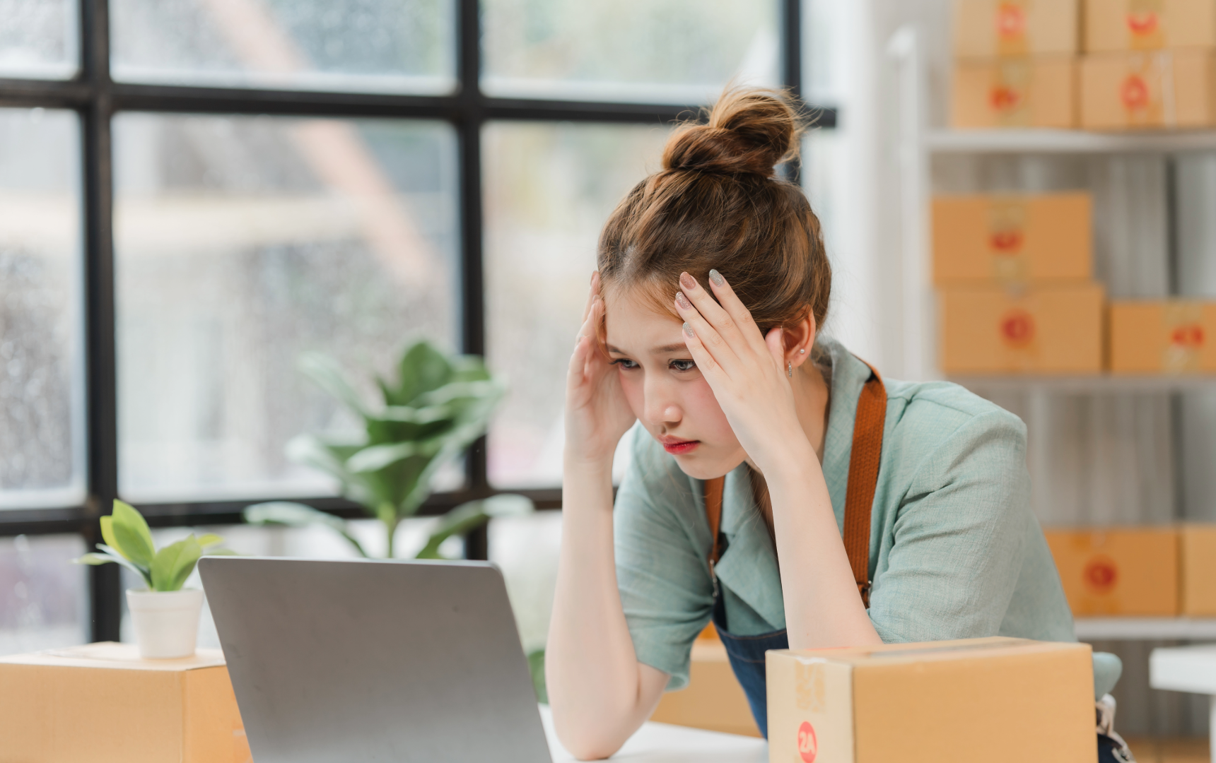 A stocked out product brand owner who's marketing campaign is being derailed