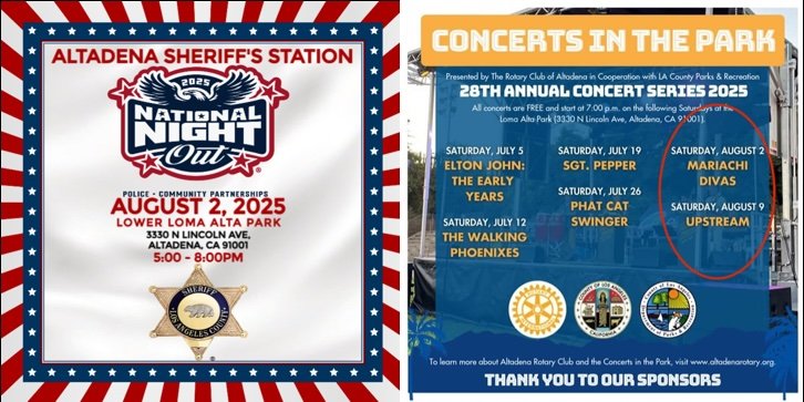 National Night Out and Loma Alta Concert in the Park