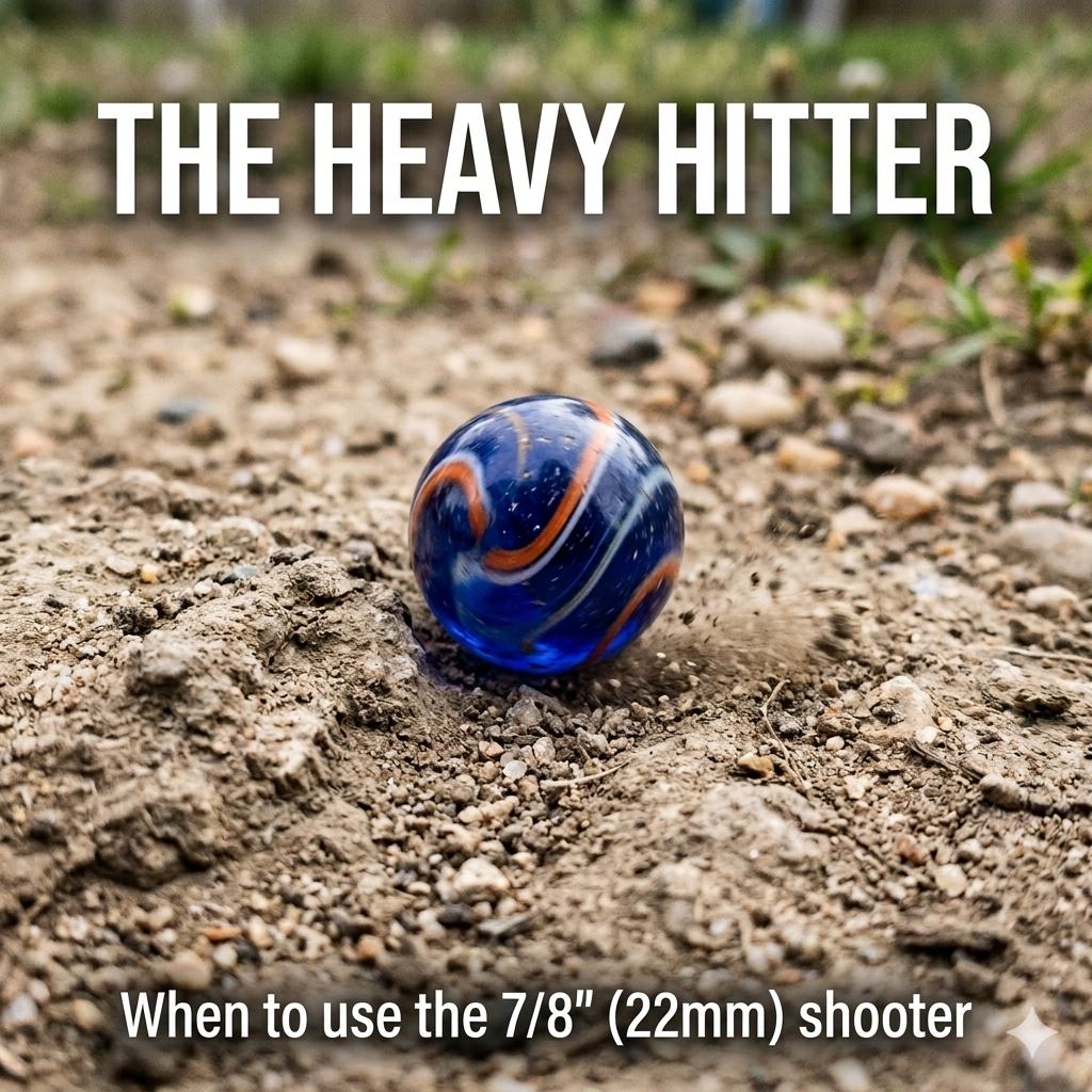 The Heavy Hitter: Why the 7/8" Shooter Wins on Rough Ground