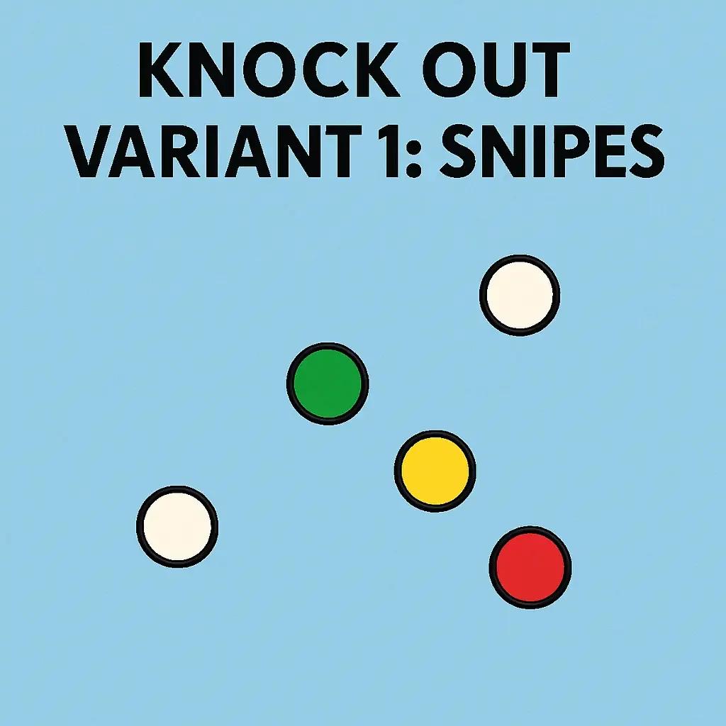 Knock Out Variant 1: Snipes – Target Marbles Before the Chaos