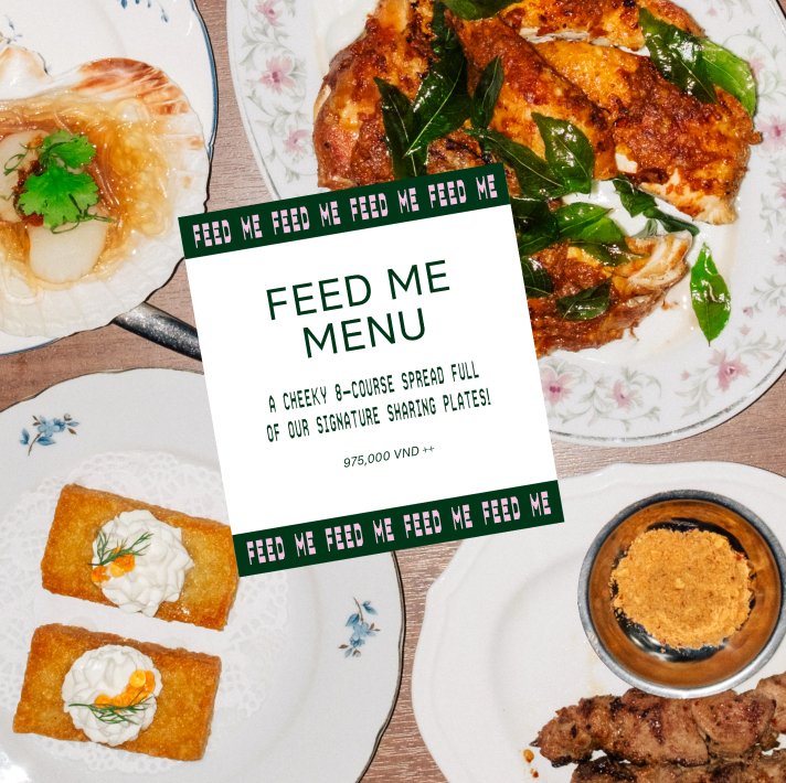 Feed Me Menu