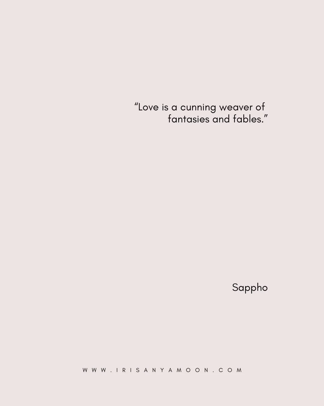 MONDAY HEART MAGICK

&ldquo;Love is a cunning weaver of fantasies and fables.&rdquo; ― Sappho 

Today is a break for me, but an ask from you. Read the post to share what you want to see me write about next...

#HeartMagick #Sappho #Substack #Poll #Au
