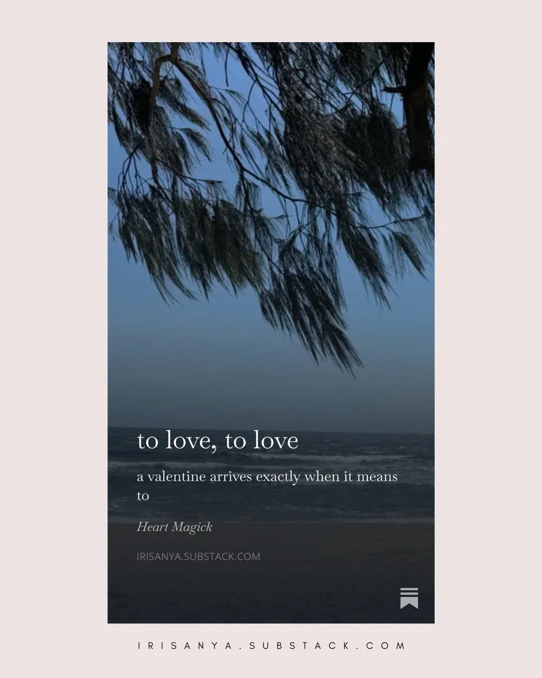 (Of course I'm going to write about Love.)

I wrote you a love letter for next week's Heart Magick substack. I hope you enjoy it. xo

#HeartMagick #LifeIsALoveSpell #Love #FallingInLove