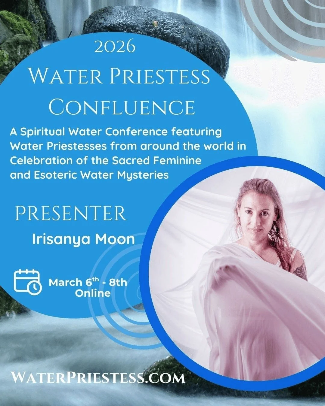 I love online conferences. I get to connect with more folks and sometimes teach at odd hours of the day. Wanna see what that looks like? ;)

March 6-8: 4th Annual Water Priestess Confluence*
March 13 &amp; 14: Cauldron of Wisdom - Tarot Edition*

See