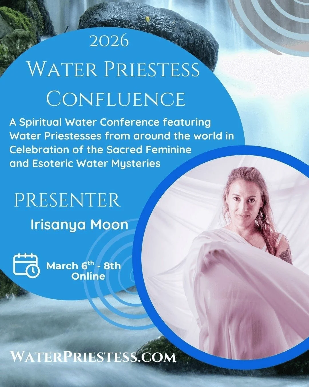 While I've moved out of the US, we can still connect!

March 6-8: 4th Annual Water Priestess Confluence*
March 13 &amp; 14: Cauldron of Wisdom - Tarot Edition*

See my links or website for details.

*US dates and times

#Tarot #VirtualConference #Wat