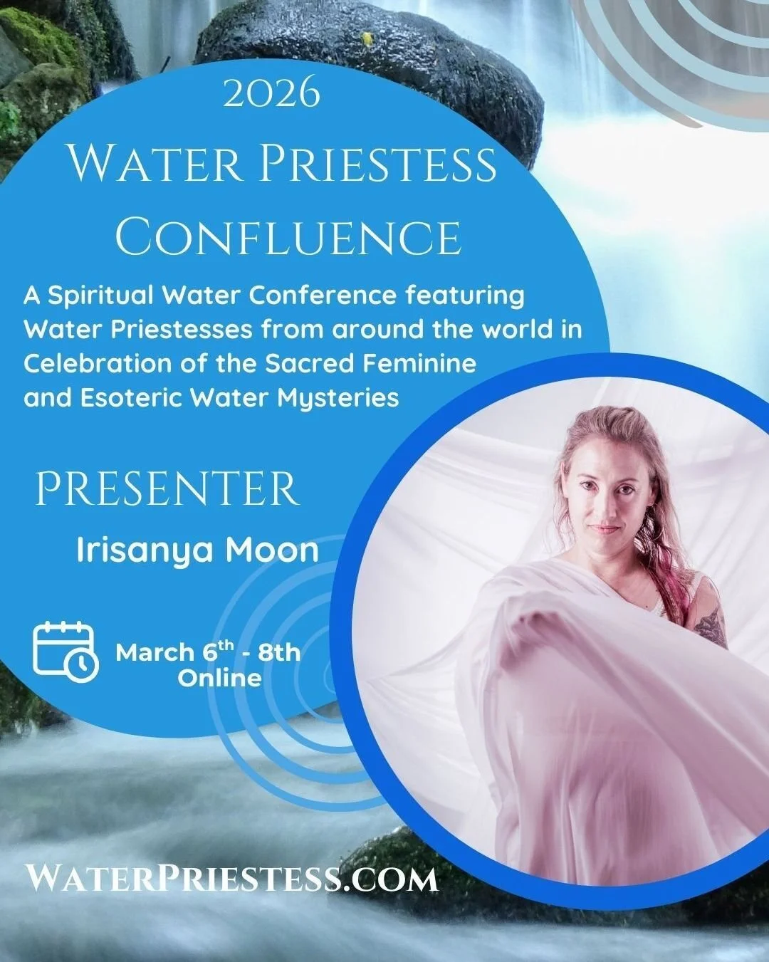 THIS WEEKEND, we return to the water together.

Join us March 6 - 8 to discover the transformative power of water magick and spirituality.

✨ I&rsquo;ll be presenting "Returning to Abandoned Temples," alongside incredible speakers like @Ann