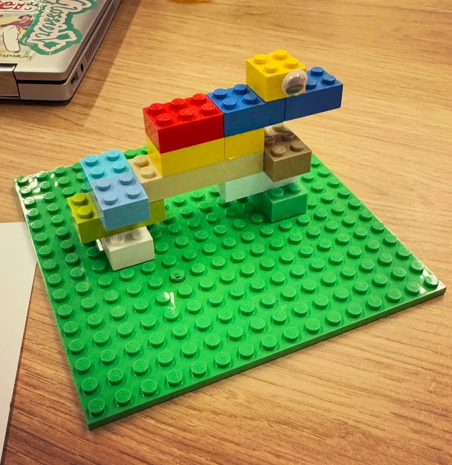 posted with no context:

Perry Rainbow Colourful Alligator Close Enough Google Pup Marley

#postgrad #internationalstudent #communication #poodletime