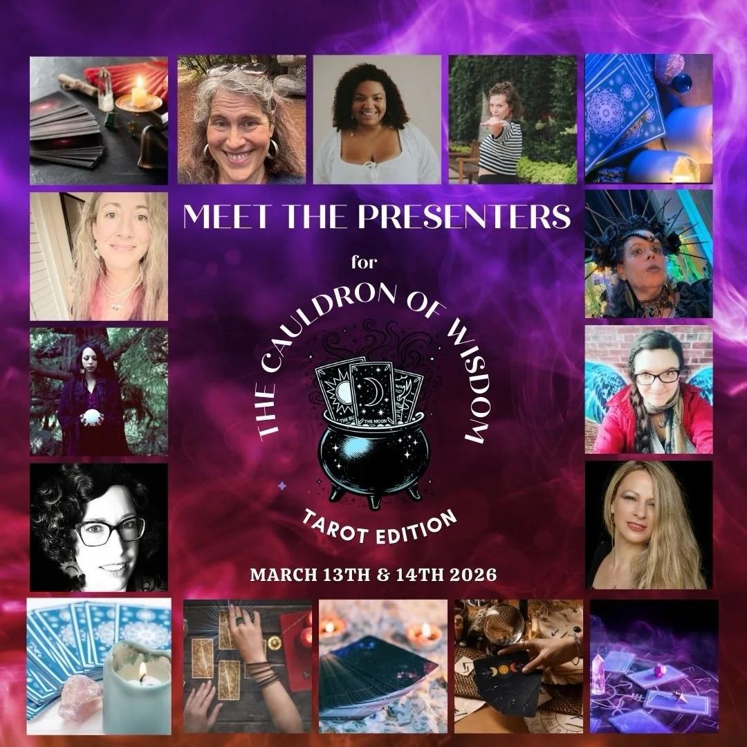 next weekend is online conference The Cauldron of Wisdom (organized by the super cool @wisewomanwitchery) and I hope you will join me and many lovely folks for so tarot wisdom.

I&rsquo;m chatting about using tarot to boost your creative ventures, wh