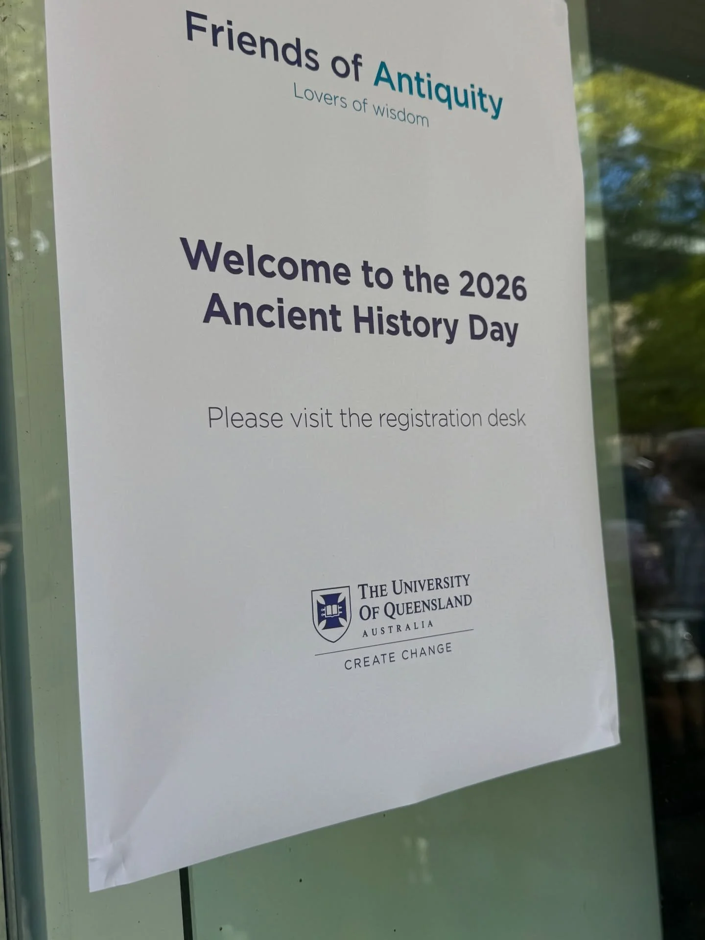 Ancient History Day 2026:

Ancient Greeks and Beauty (and Virtue?)
Beauty as the Beast: Medusa
The Romans and their Names&hellip;

and more&hellip;I went for a walk to contemplate after the third presentation.

#ancienthistory #ancientgreece #ancient