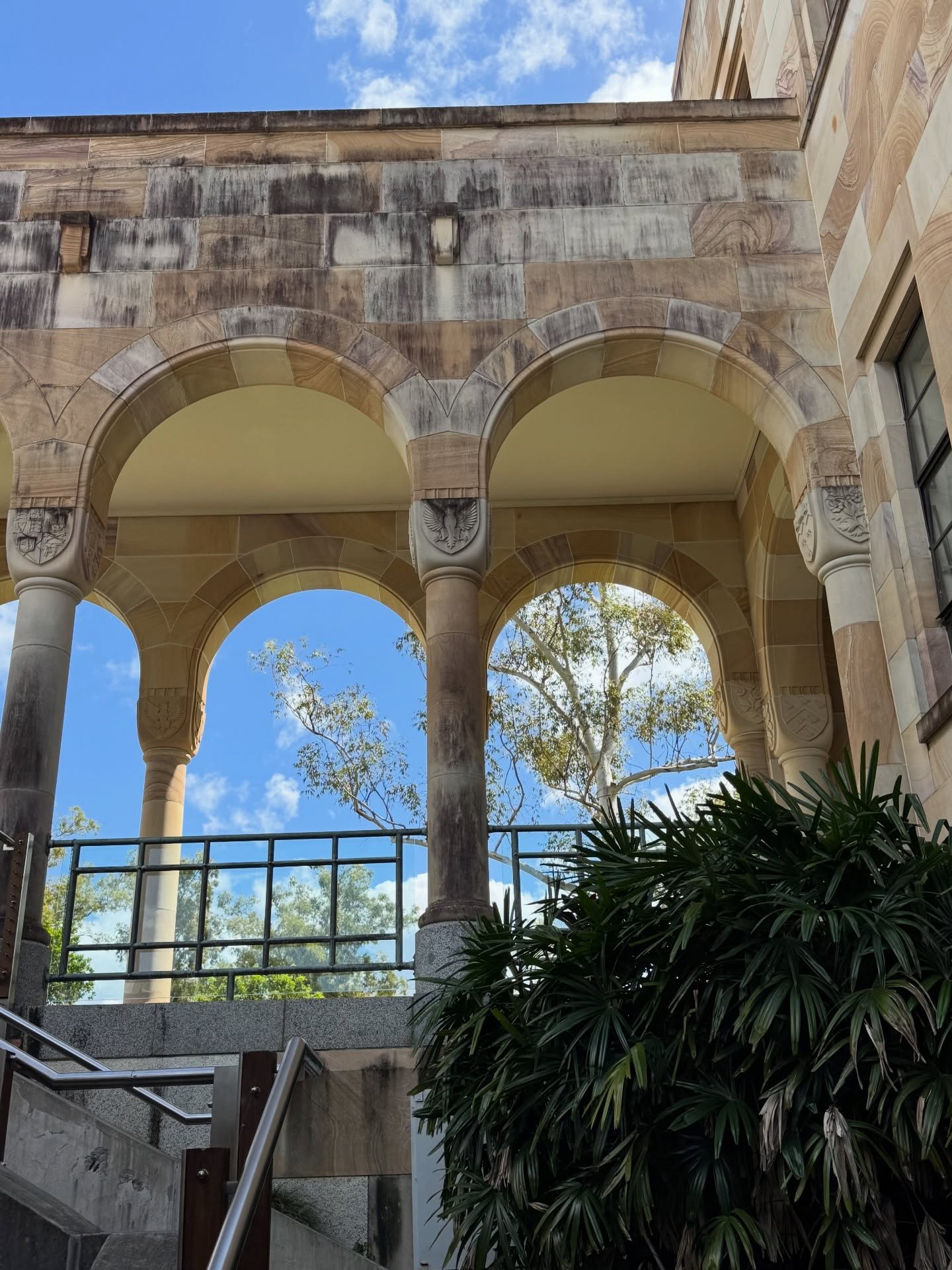 beauty between

i don&rsquo;t wear my glasses 
all the time
an invitation to
a less sharp world 

less need for certainty
the sky always changes

softer, softer 
even stone is gentle
from this viewpoint 
and the blue sky 
sparkles with clouds 
i coul