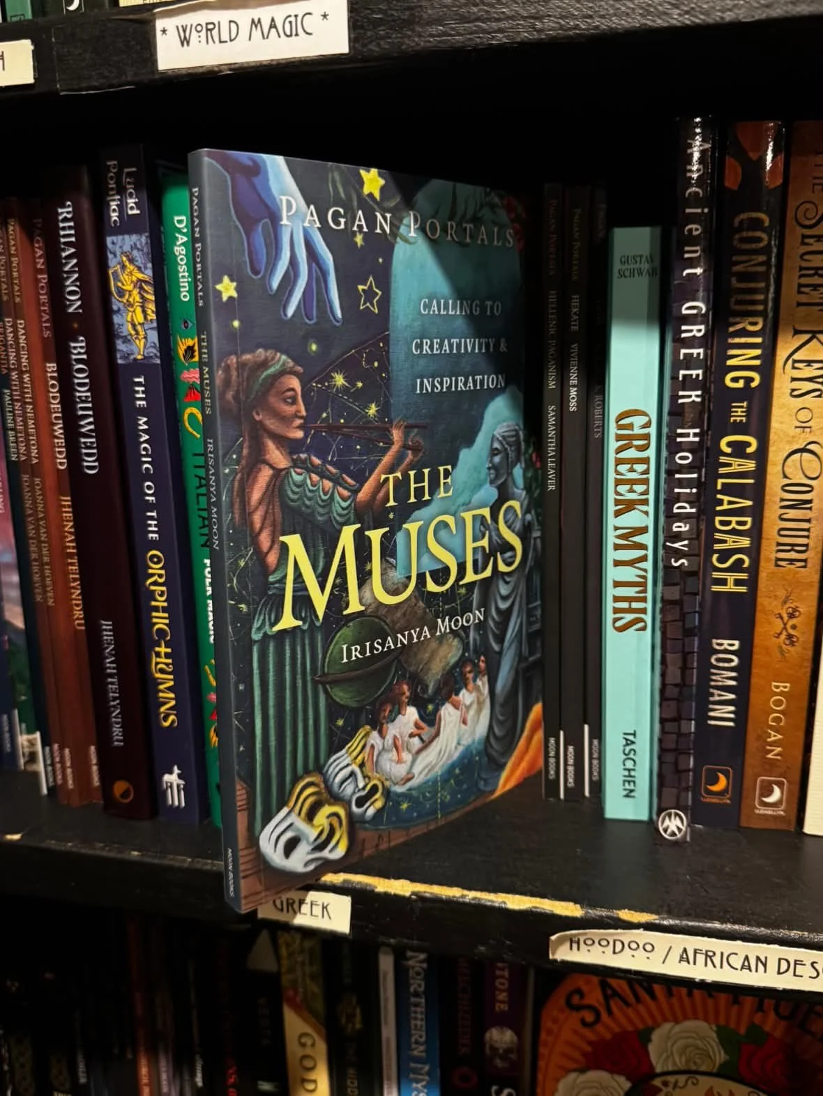 Shout out to @deadwicks for stocking a few of my books: The Muses and Iris.

it&rsquo;s always a joy to see my writing make its way out to places I haven&rsquo;t visited&hellip;yet.

if you ever see my books out in the wild, please feel free to take 