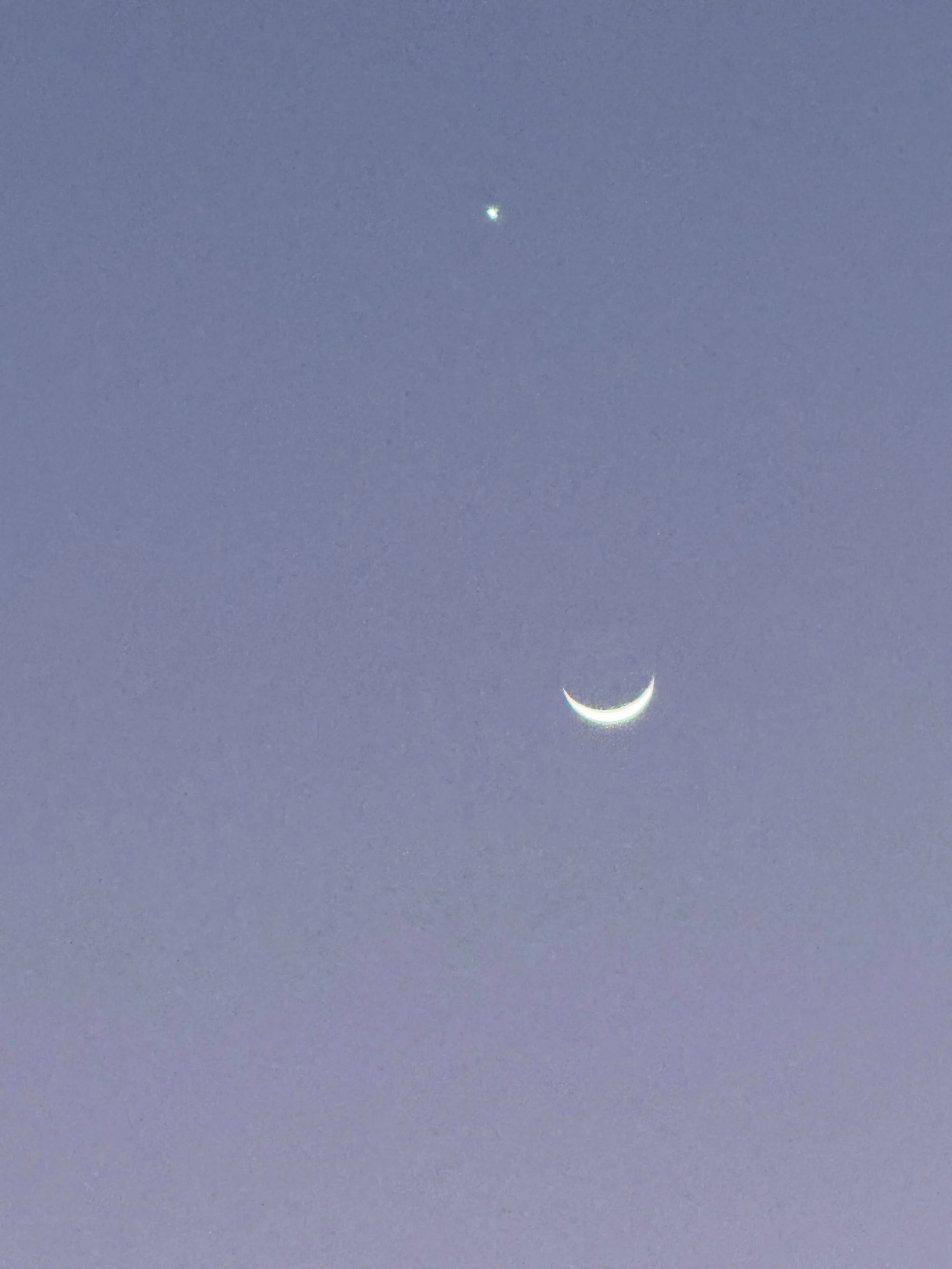 my astronomy app couldn&rsquo;t separate
venus and the moon

(i knew she was there,
but i also wanted to check,
to be sure i was watching her
as she watches me)

one curve meeting another
and i wanted to know how she
felt lingering
as though longing 