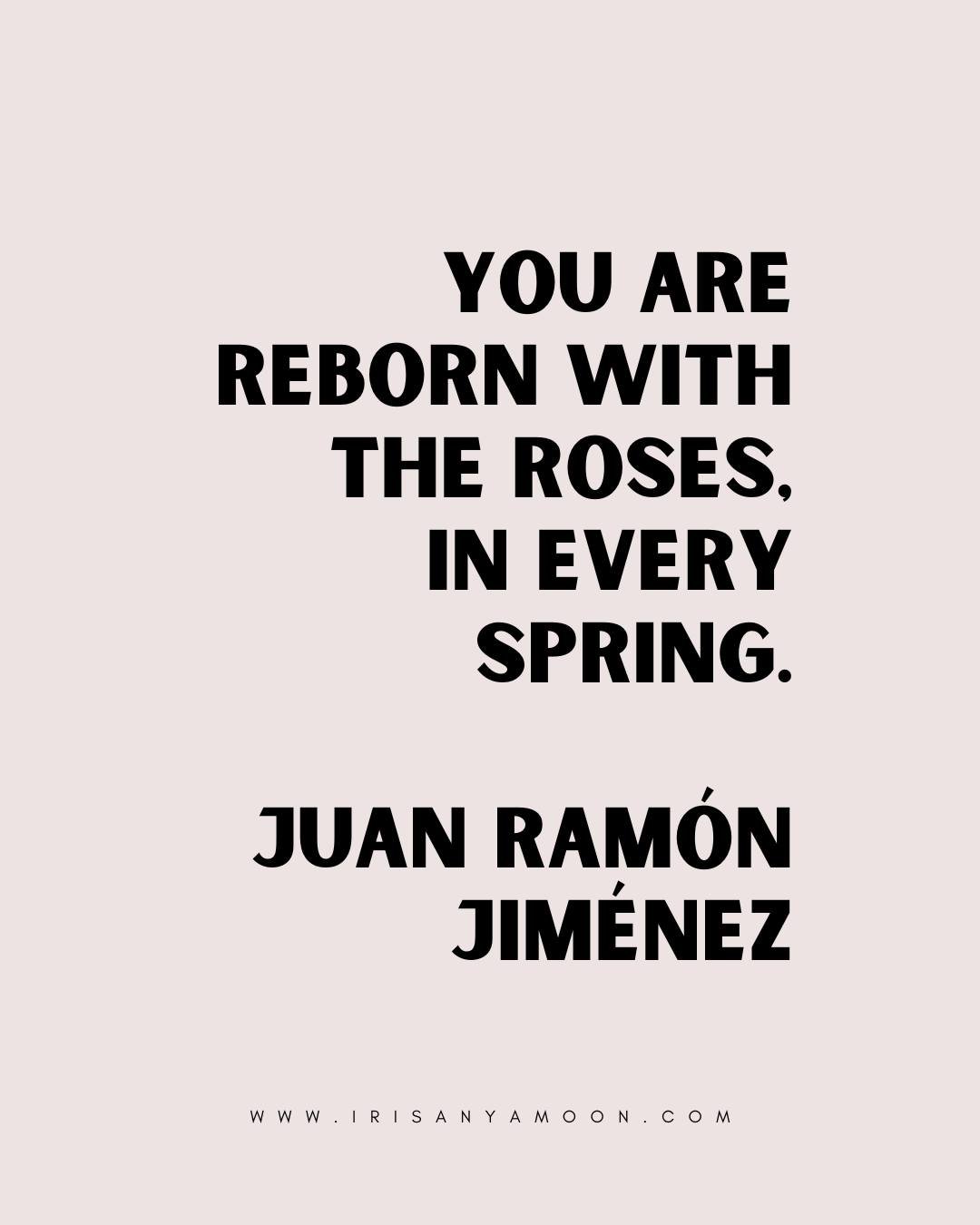 MONDAY HEART MAGICK

"You are reborn with the roses, in every spring." 
&mdash;Juan Ram&oacute;n Jim&eacute;nez

This week, we're celebrating spring -- or change. Or both.

#springequinox #equinox #spring #change