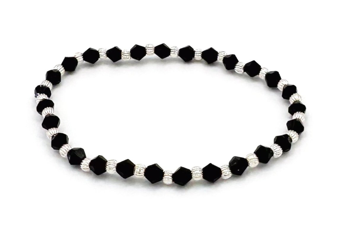 Crystal Love Midnight Silver
