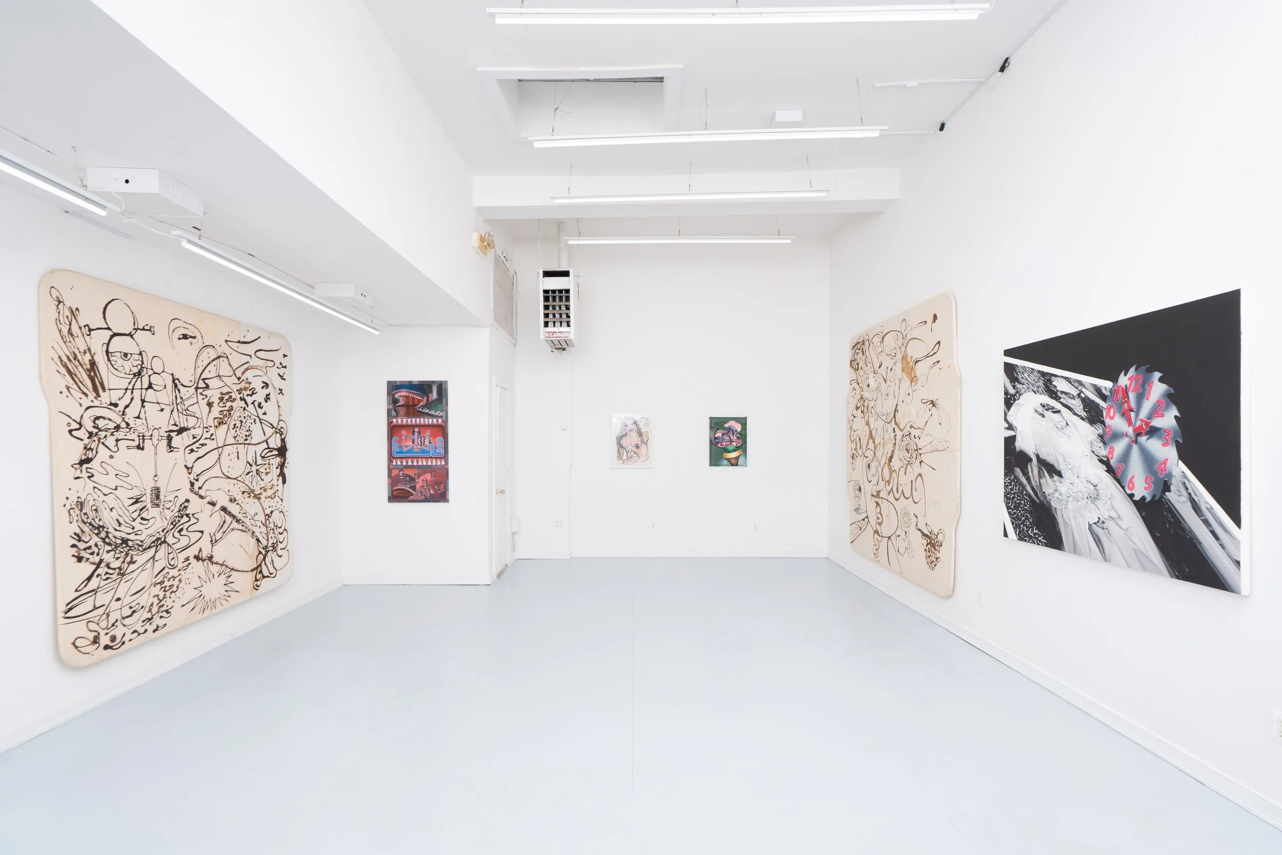 Installation view: Lucia Love & Bill Saylor:  Benthic Life . Ptolemy, Glendale, NY, 2026.