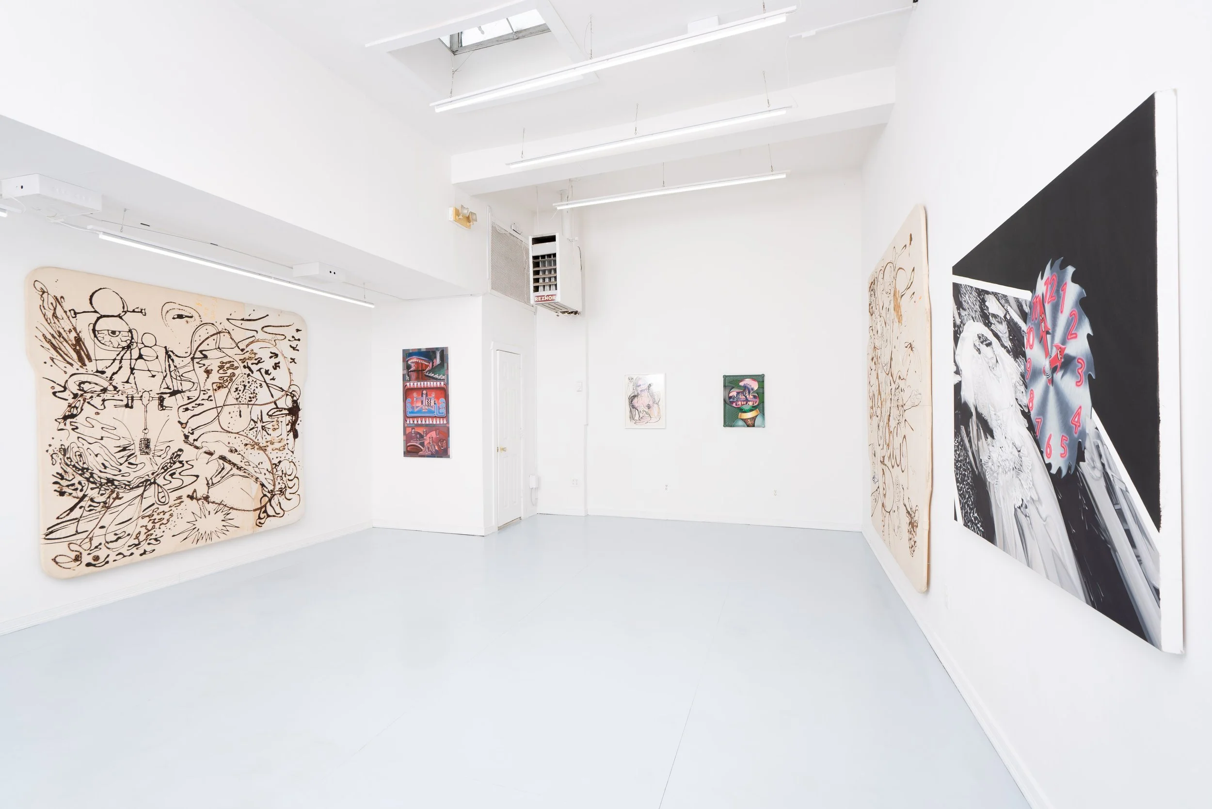 Installation view: Lucia Love & Bill Saylor:  Benthic Life . Ptolemy, Glendale, NY, 2026.