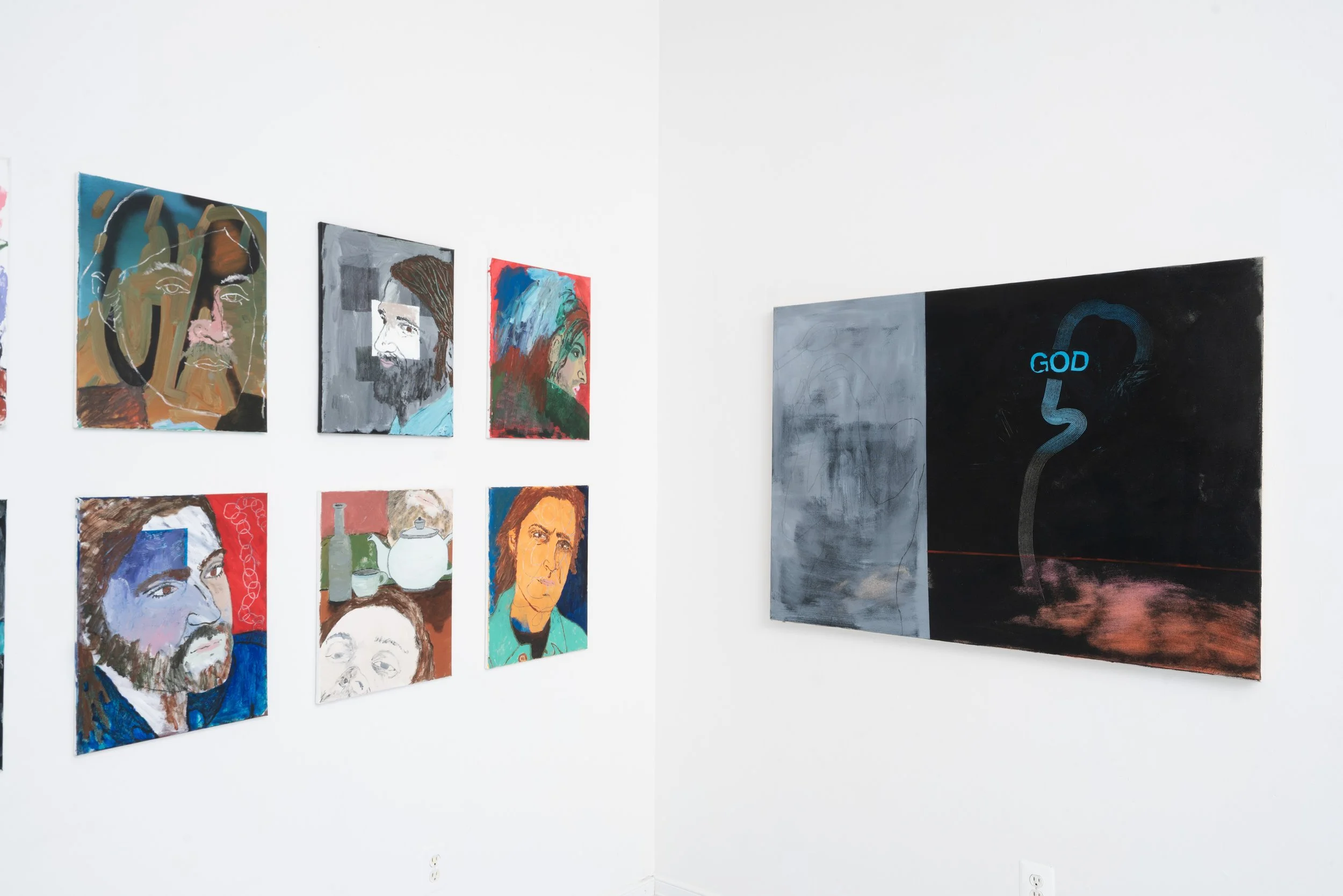Installation view: Chris Retsina:  O No! I'm Out of Fash . Ptolemy, Glendale, NY, 2026.
