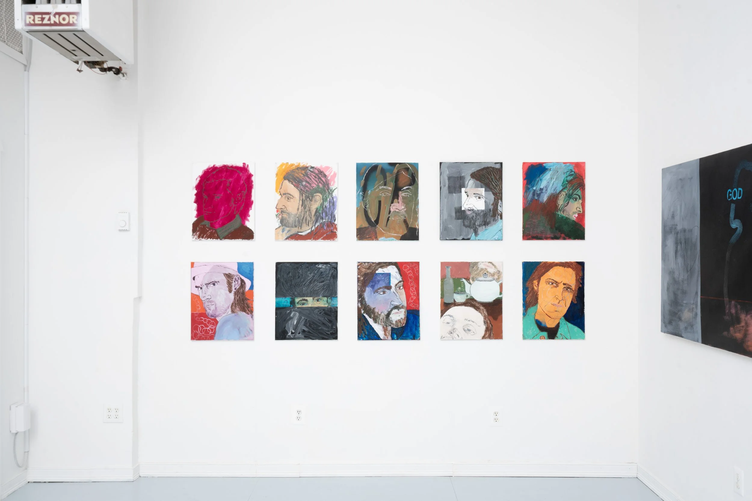 Installation view: Chris Retsina:  O No! I'm Out of Fash . Ptolemy, Glendale, NY, 2026.