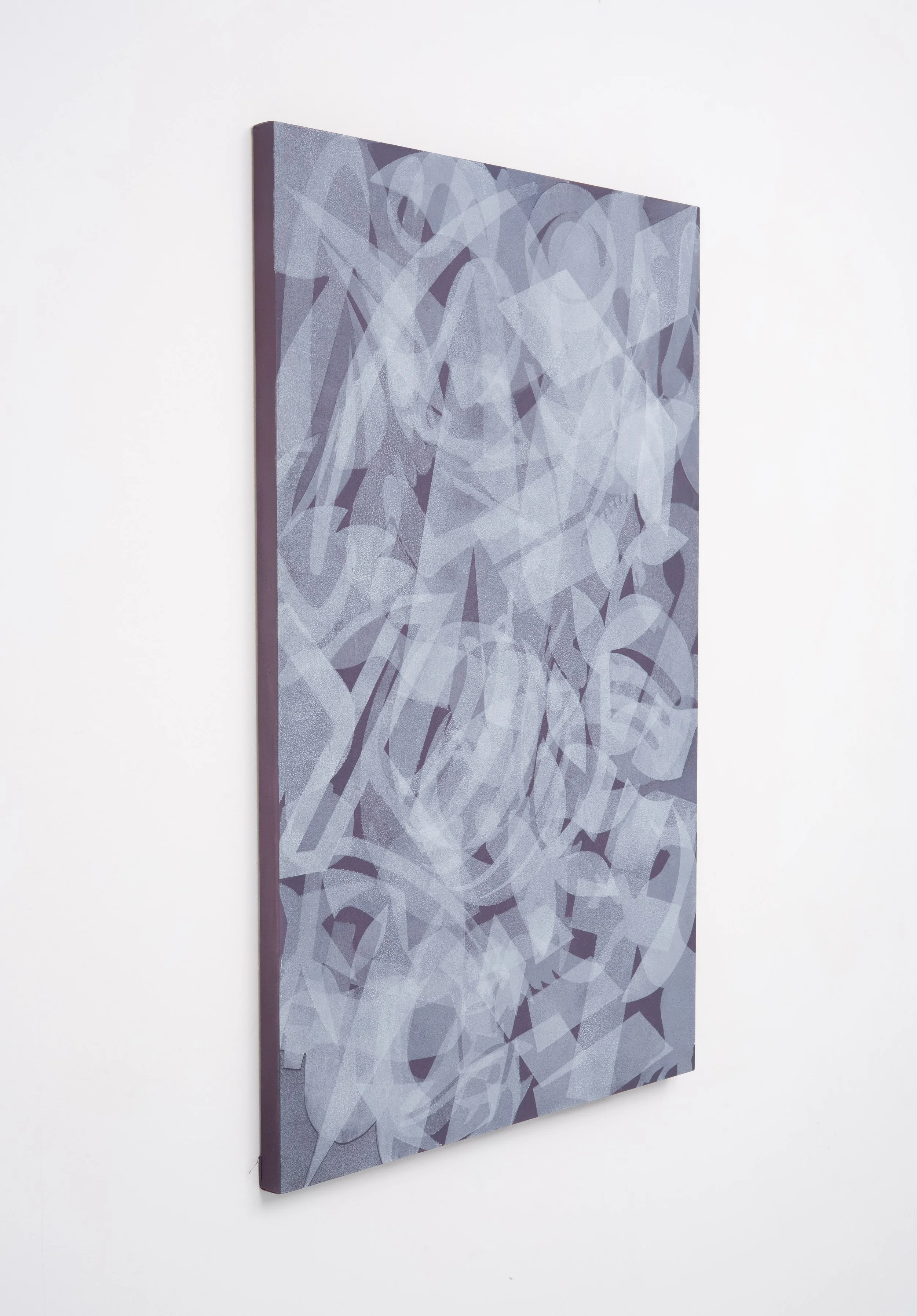 Adam Simon,  Bedlam 1 , 2024. Acrylic on canvas, 60 x 40 in.