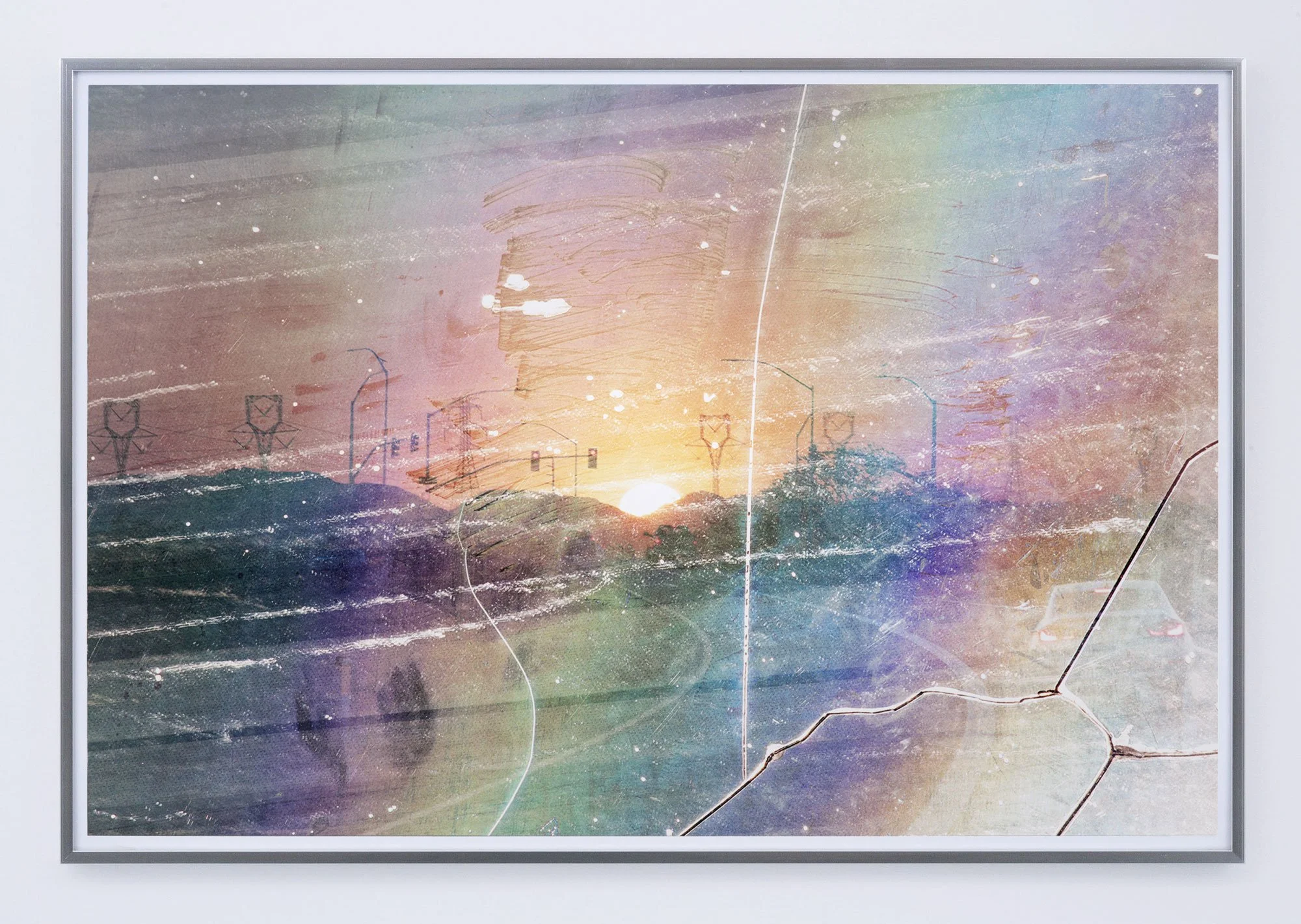 Chris Maggio,  Untitled , 2025. Inkjet print in aluminum frame, 25 11/16 x 37 11/16 x 1 in. Edition of 5.