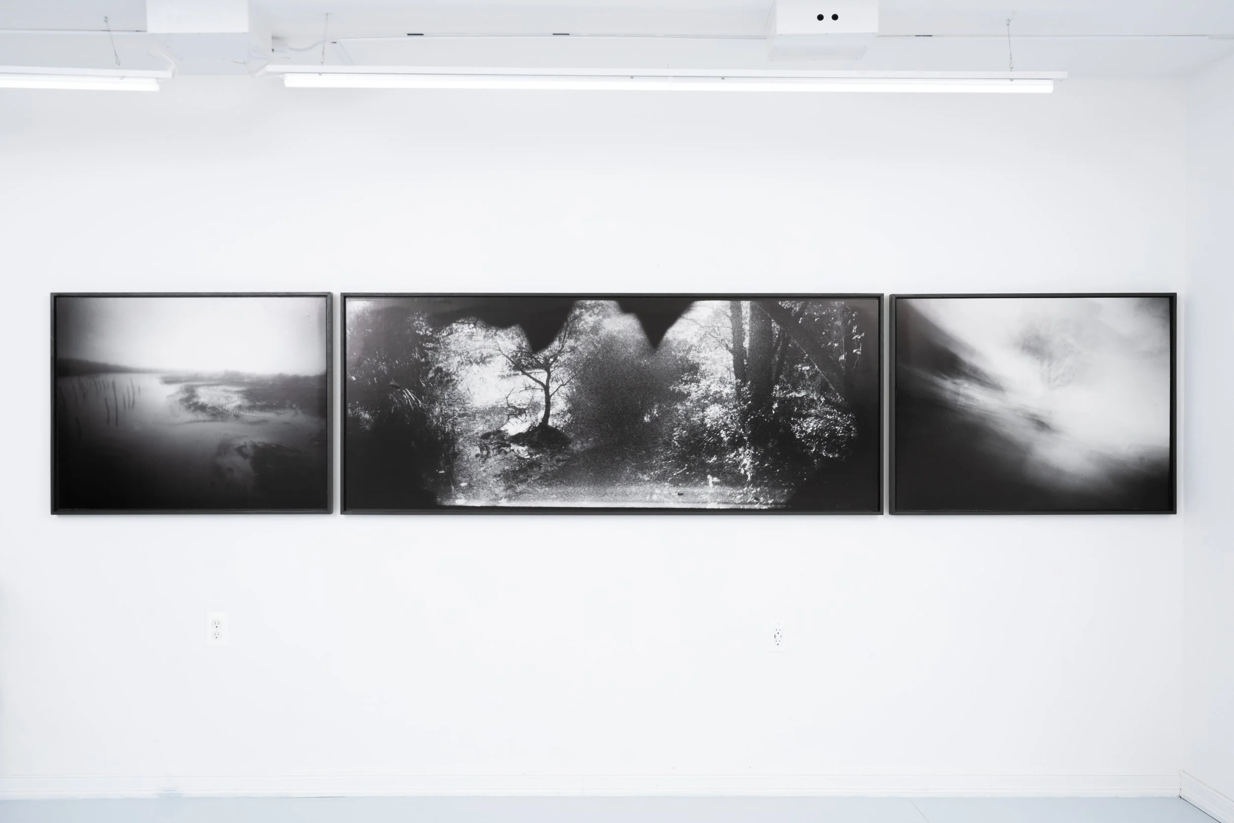 Installation view: Leor Miller:  Dividing Water from Water . Ptolemy, Glendale, NY, 2026.
