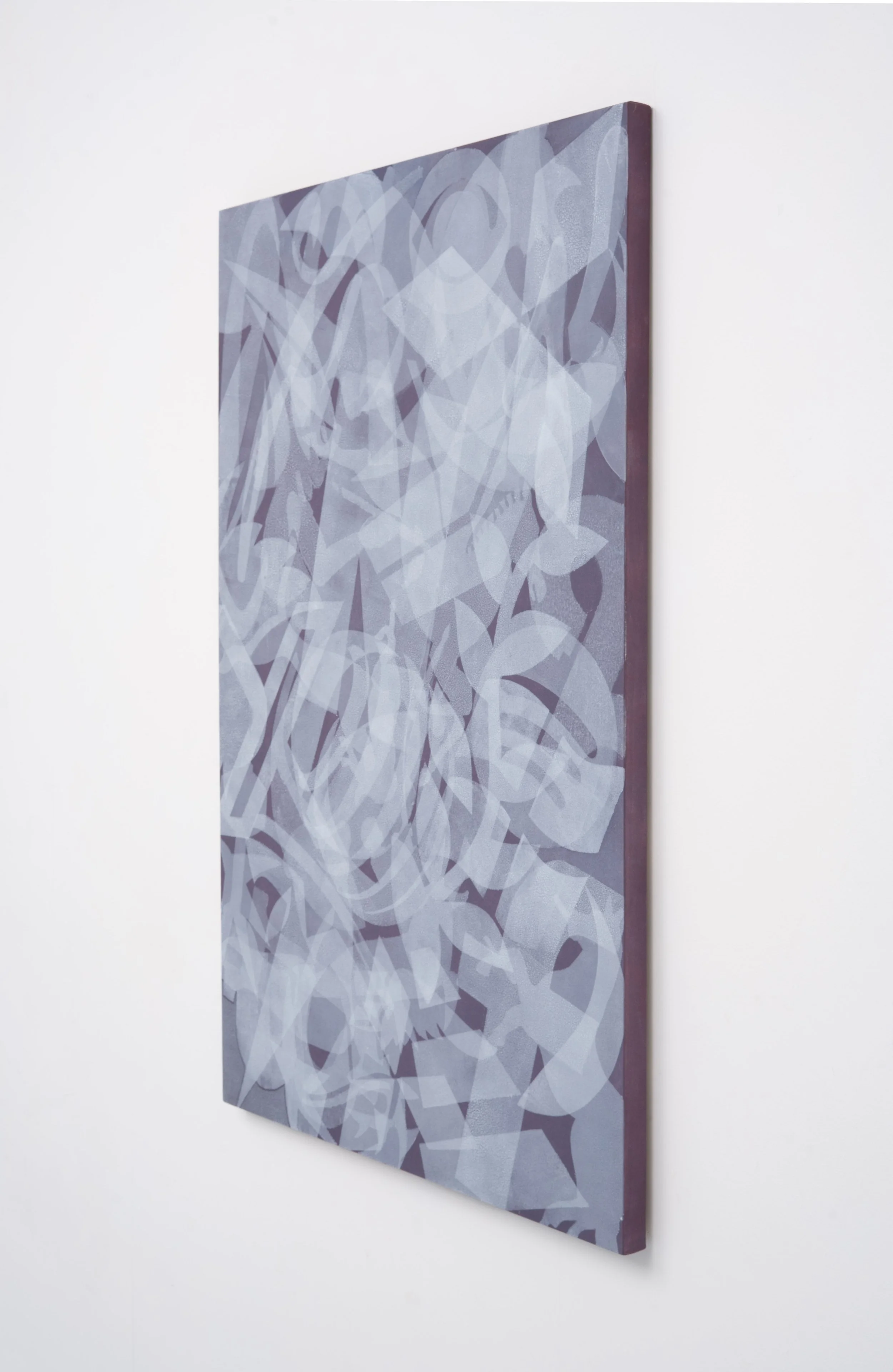 Adam Simon,  Bedlam 1 , 2024. Acrylic on canvas, 60 x 40 in.