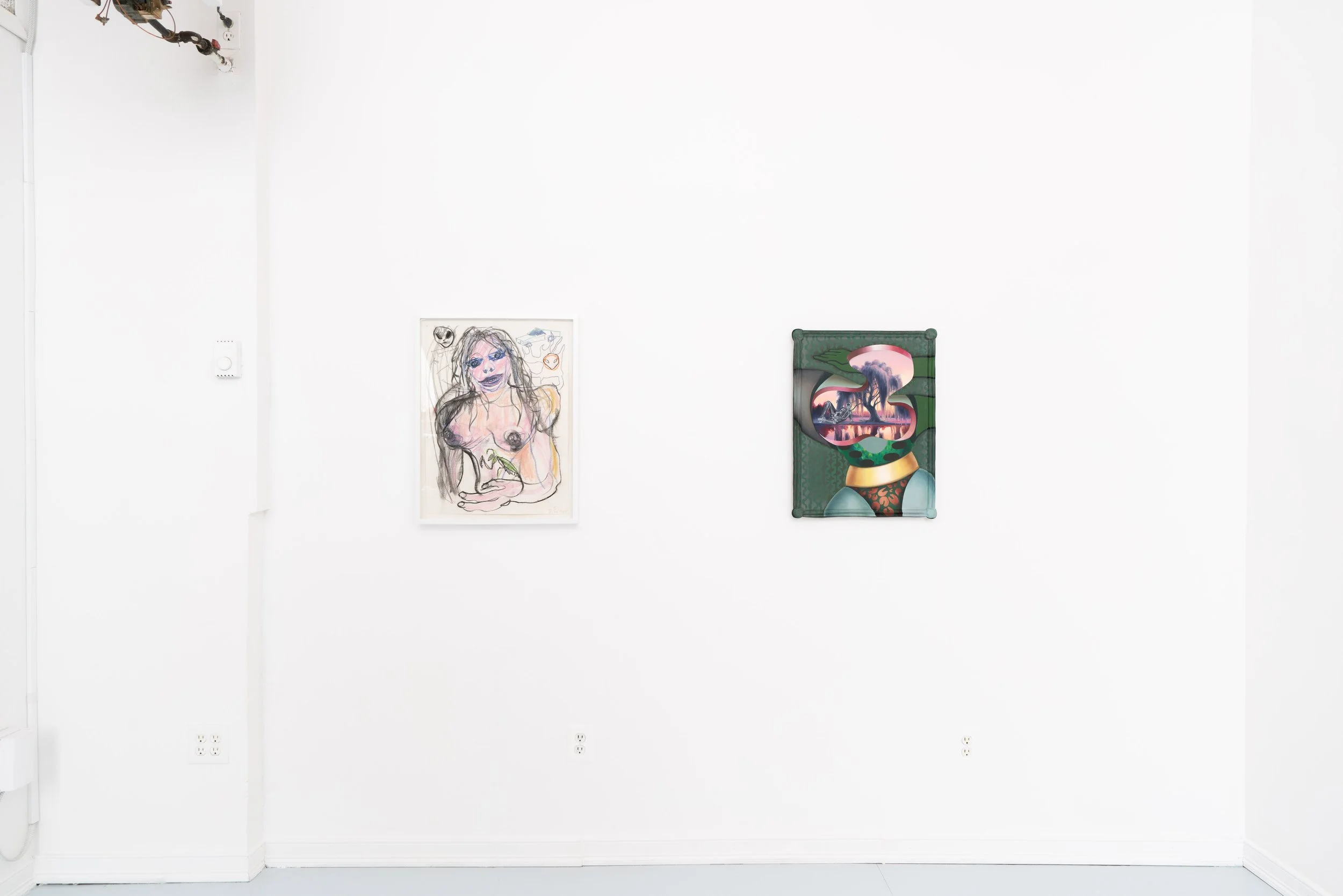 Installation view: Lucia Love & Bill Saylor:  Benthic Life . Ptolemy, Glendale, NY, 2026.