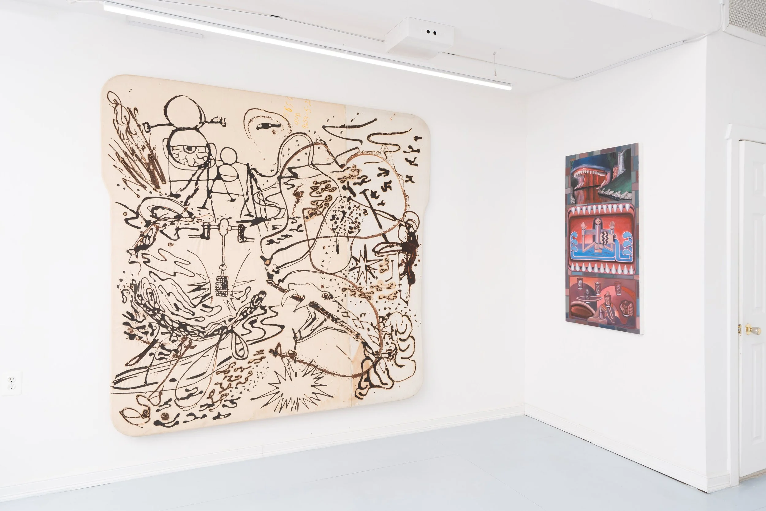 Installation view: Lucia Love & Bill Saylor:  Benthic Life . Ptolemy, Glendale, NY, 2026.