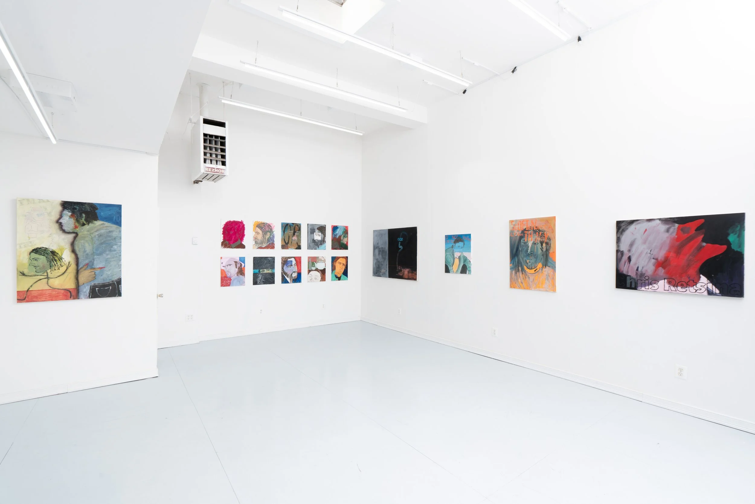 Installation view: Chris Retsina:  O No! I'm Out of Fash . Ptolemy, Glendale, NY, 2026.