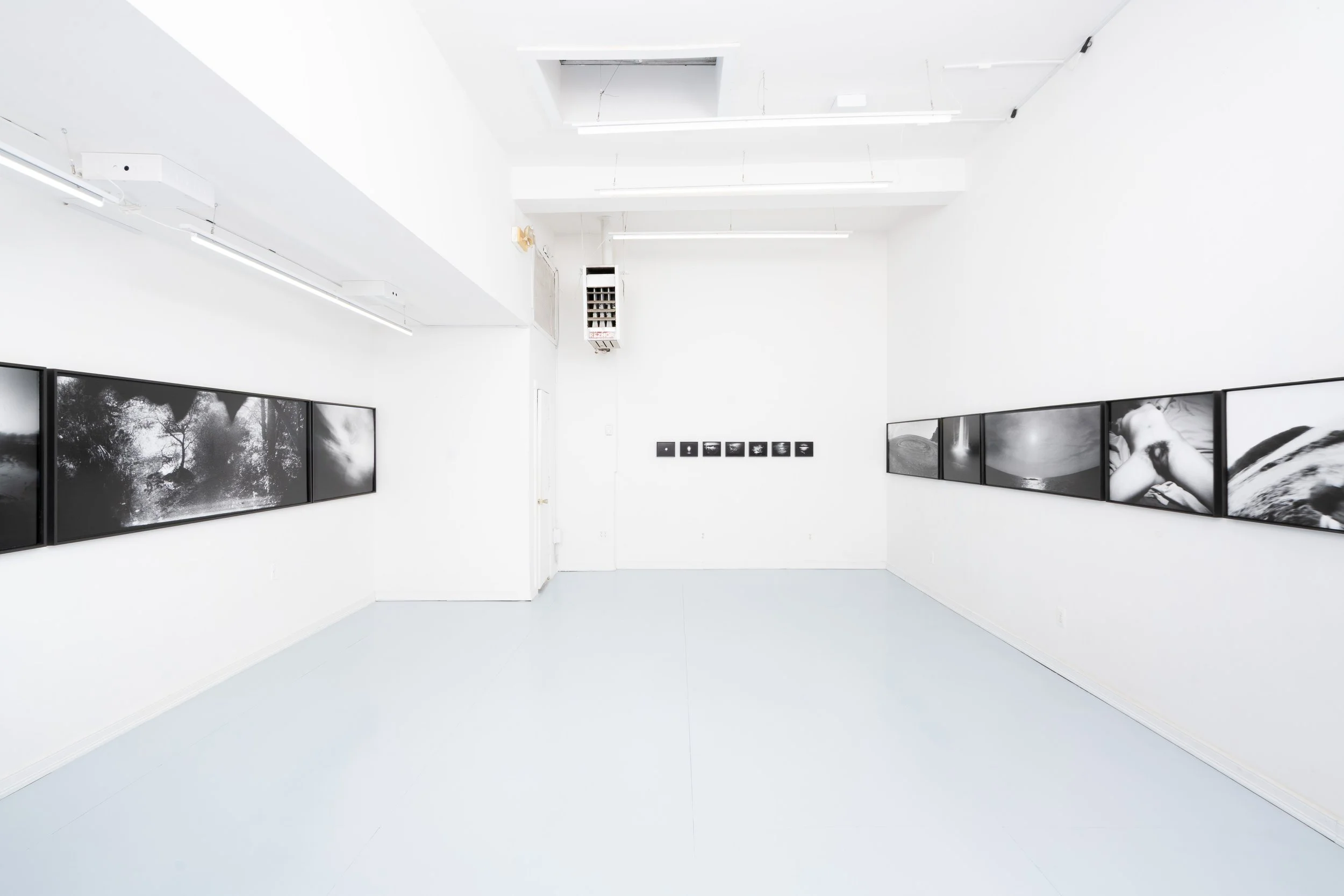 Installation view: Leor Miller:  Dividing Water from Water . Ptolemy, Glendale, NY, 2026.