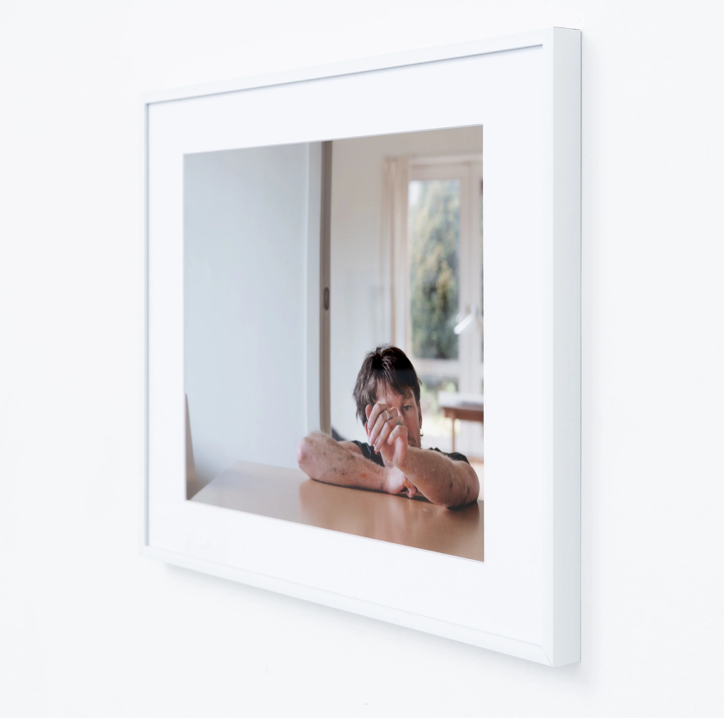 Amiko Li,  Untitled (artist’s hand) , 2024 (detail). Inkjet print in aluminum frame, 16 3/16 x 20 3/16 x 1 in. Printed 2025. Edition of 3 plus 1 AP.