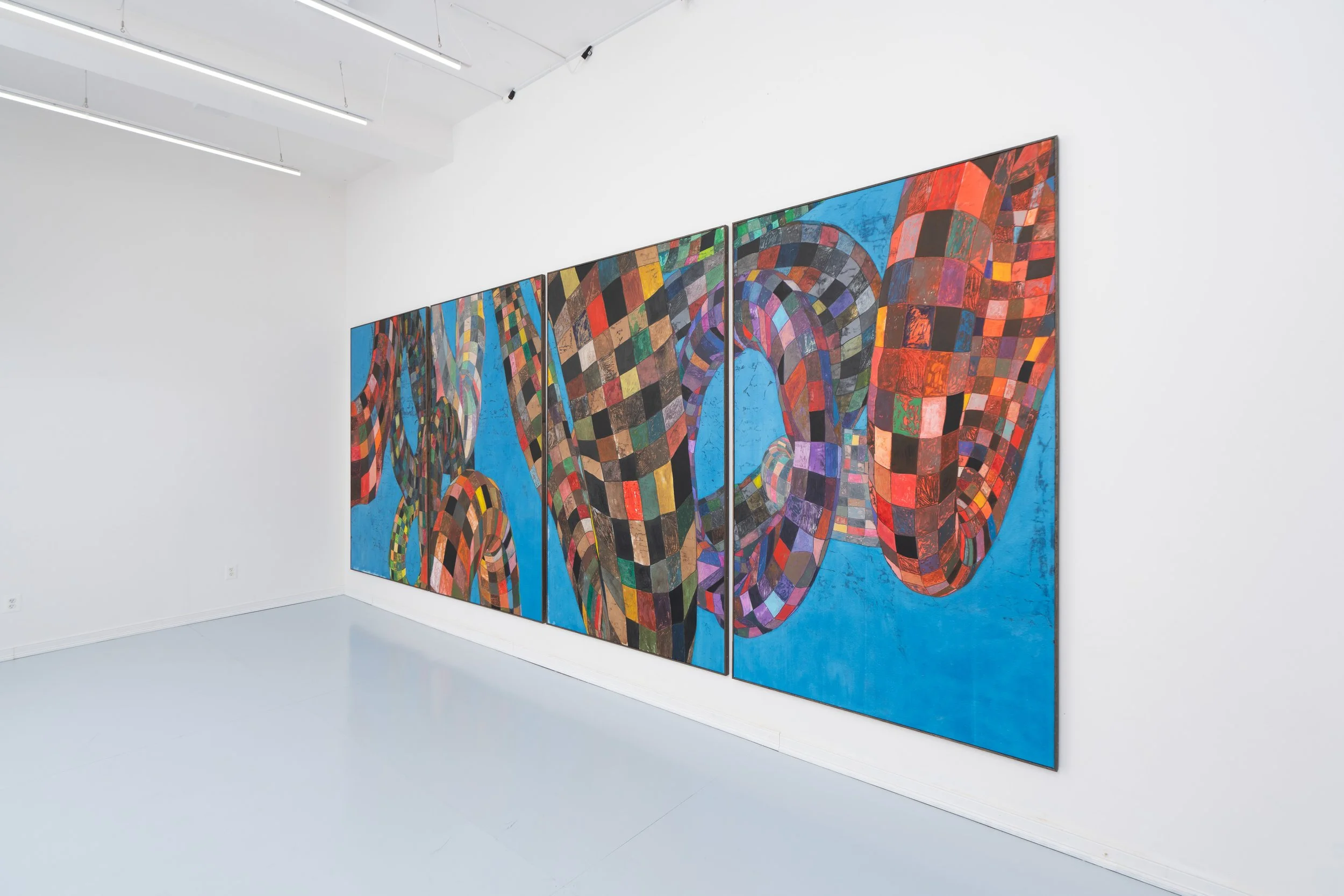 Installation view: Nick Irzyk:  Factory . Ptolemy, Glendale, NY, 2025.