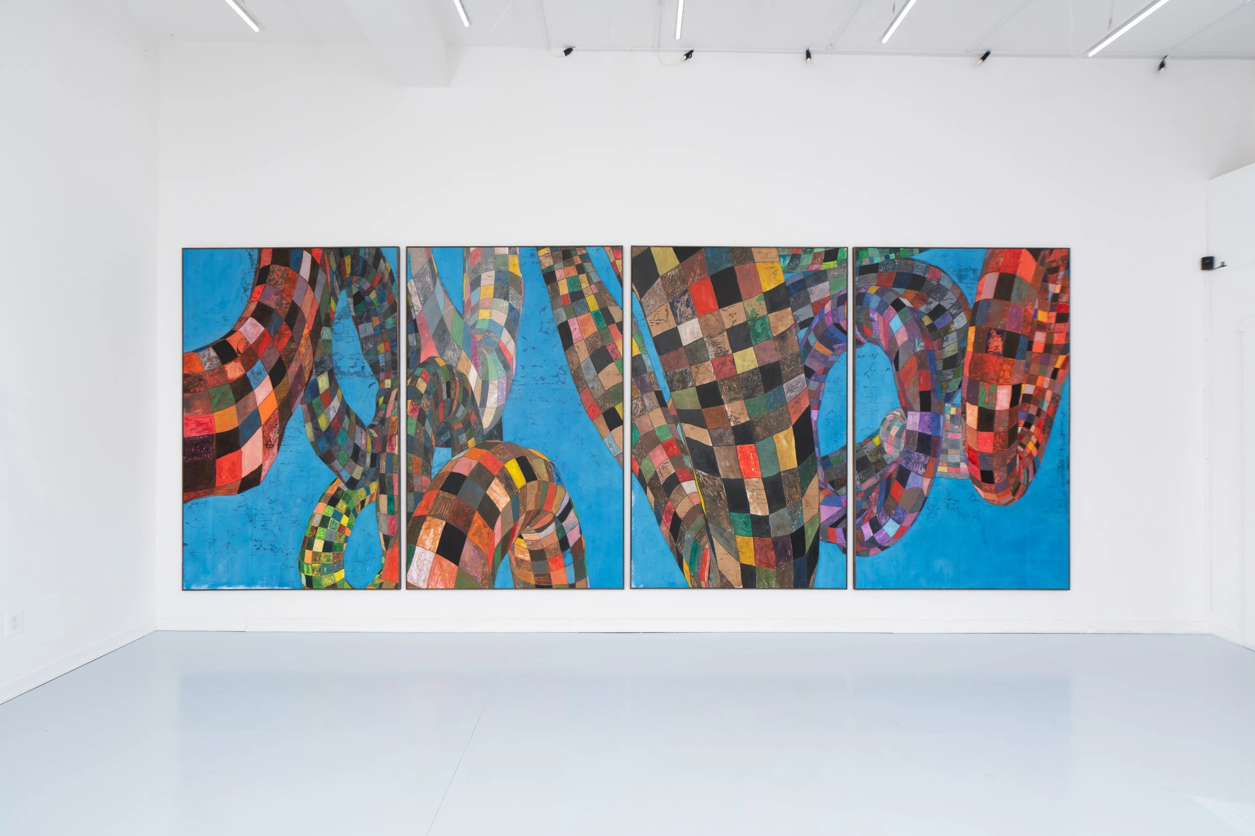 Installation view: Nick Irzyk:  Factory . Ptolemy, Glendale, NY, 2025.