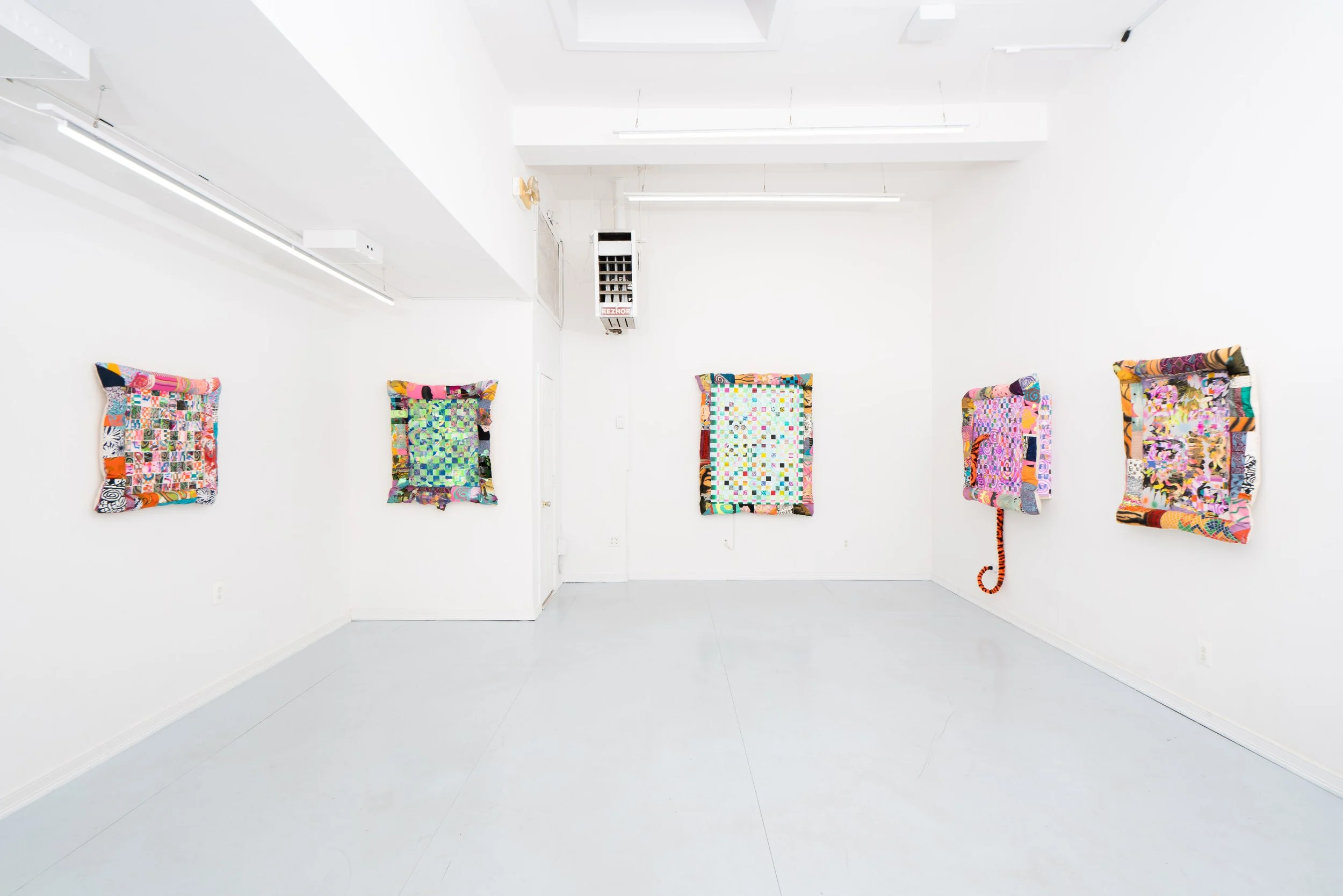 Installation view:  Simone Siegel: Alien Estates . Ptolemy, Glendale, NY, 2025.