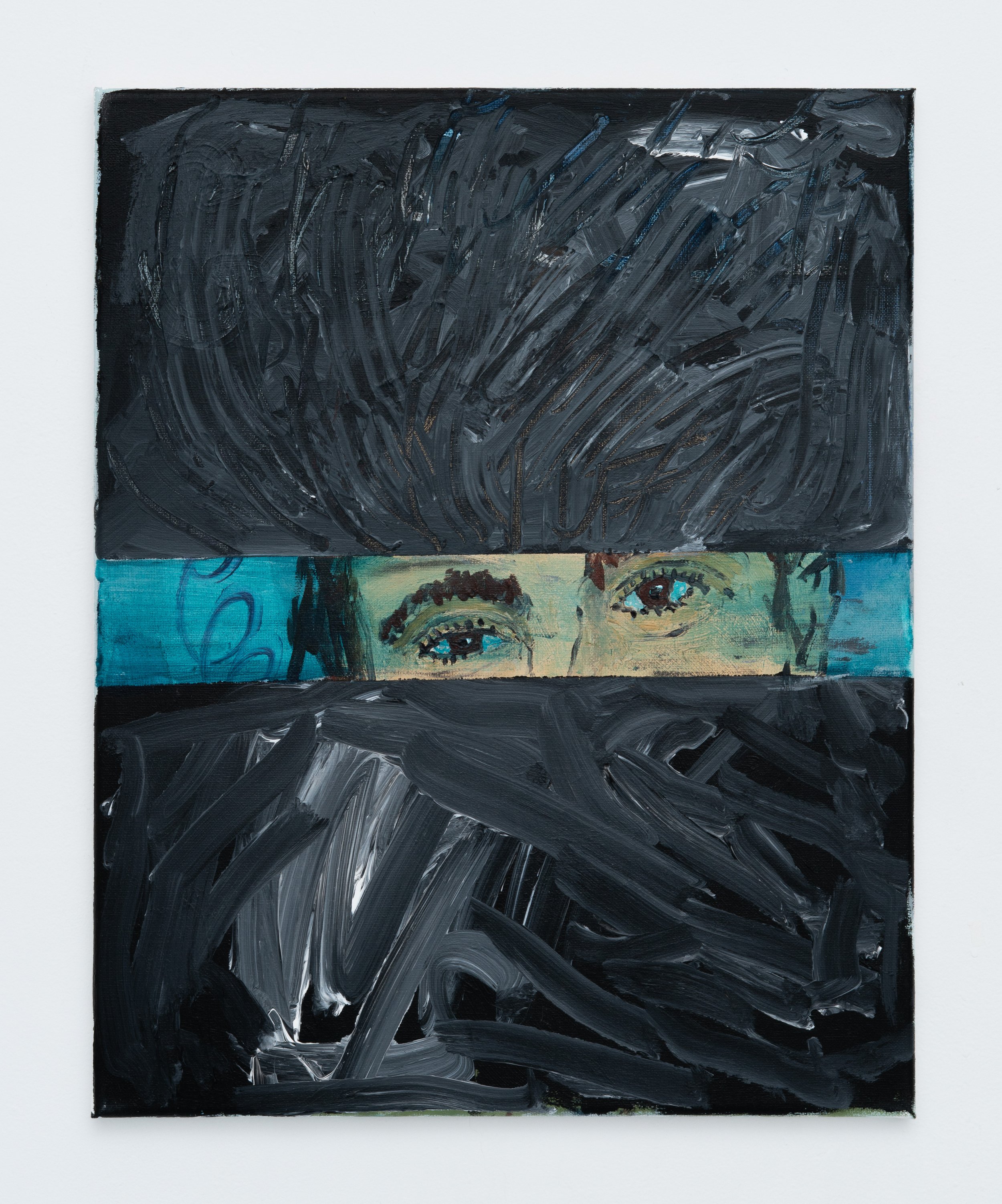 Chris Retsina,  Untitled , 2025. Acrylic on canvas, 20 x 16 in.