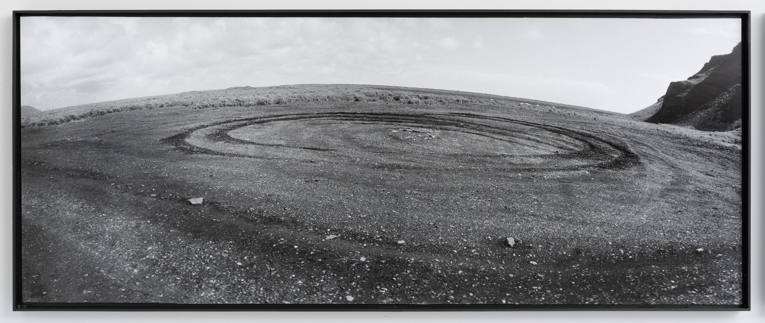 Leor Miller,  Untitled (Circle) , 2024. Inkjet print, 22 x 55 1/4 in