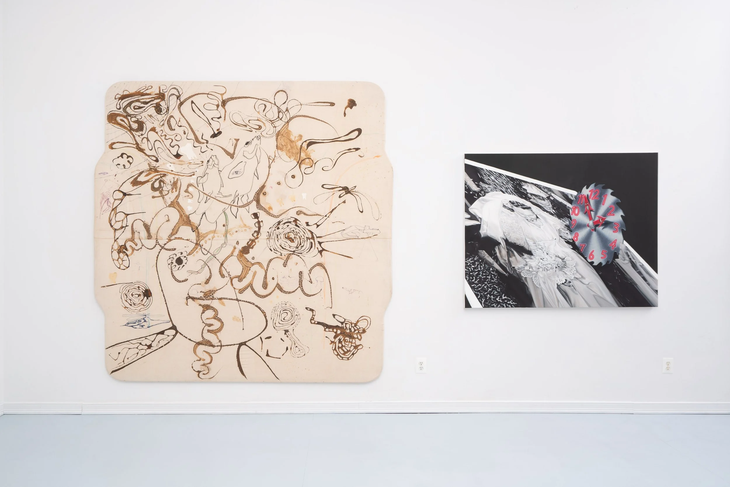 Installation view: Lucia Love & Bill Saylor:  Benthic Life . Ptolemy, Glendale, NY, 2026.