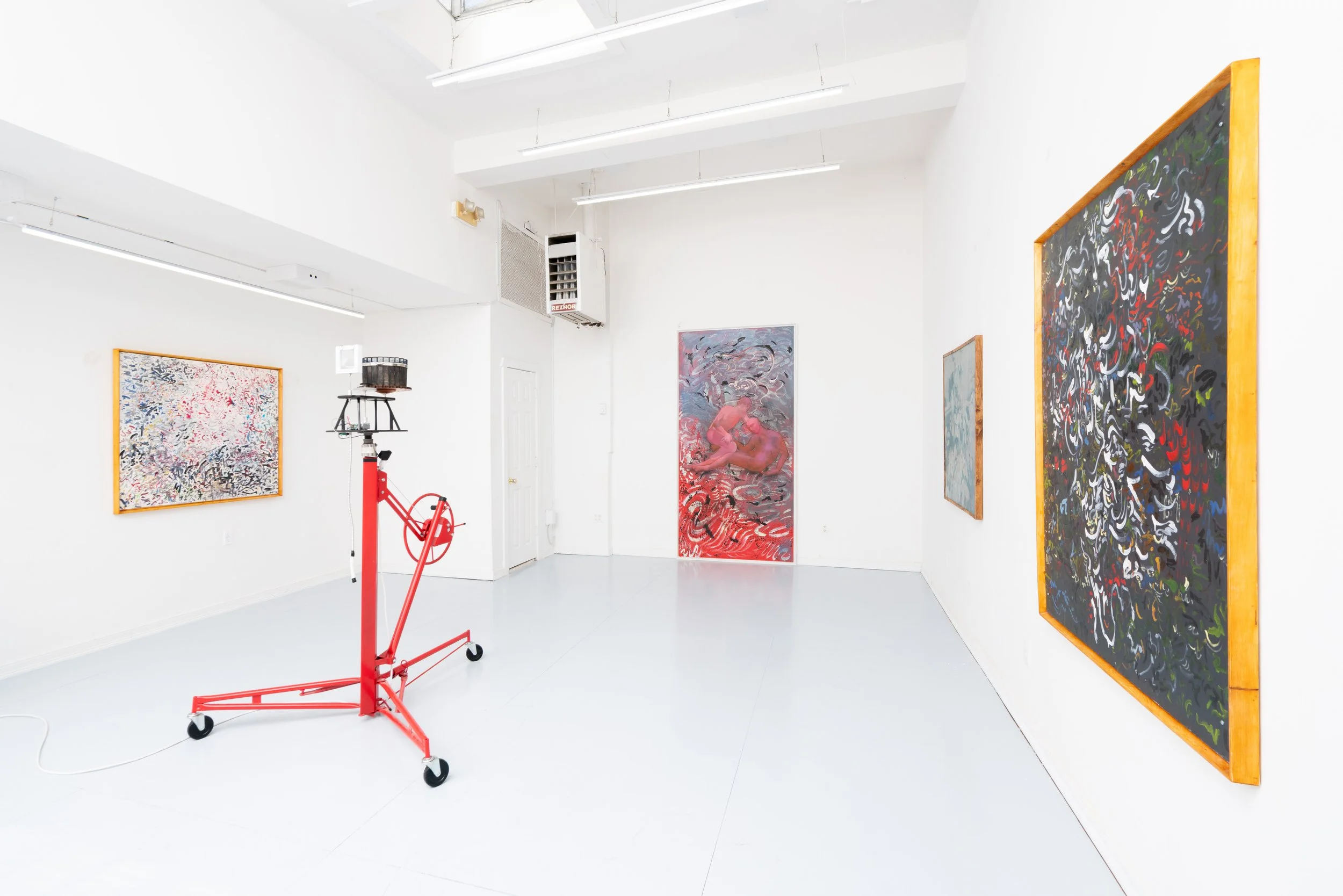 Installation view: Pat Reynolds:  It's My Party . Ptolemy, Glendale, NY, 2026.