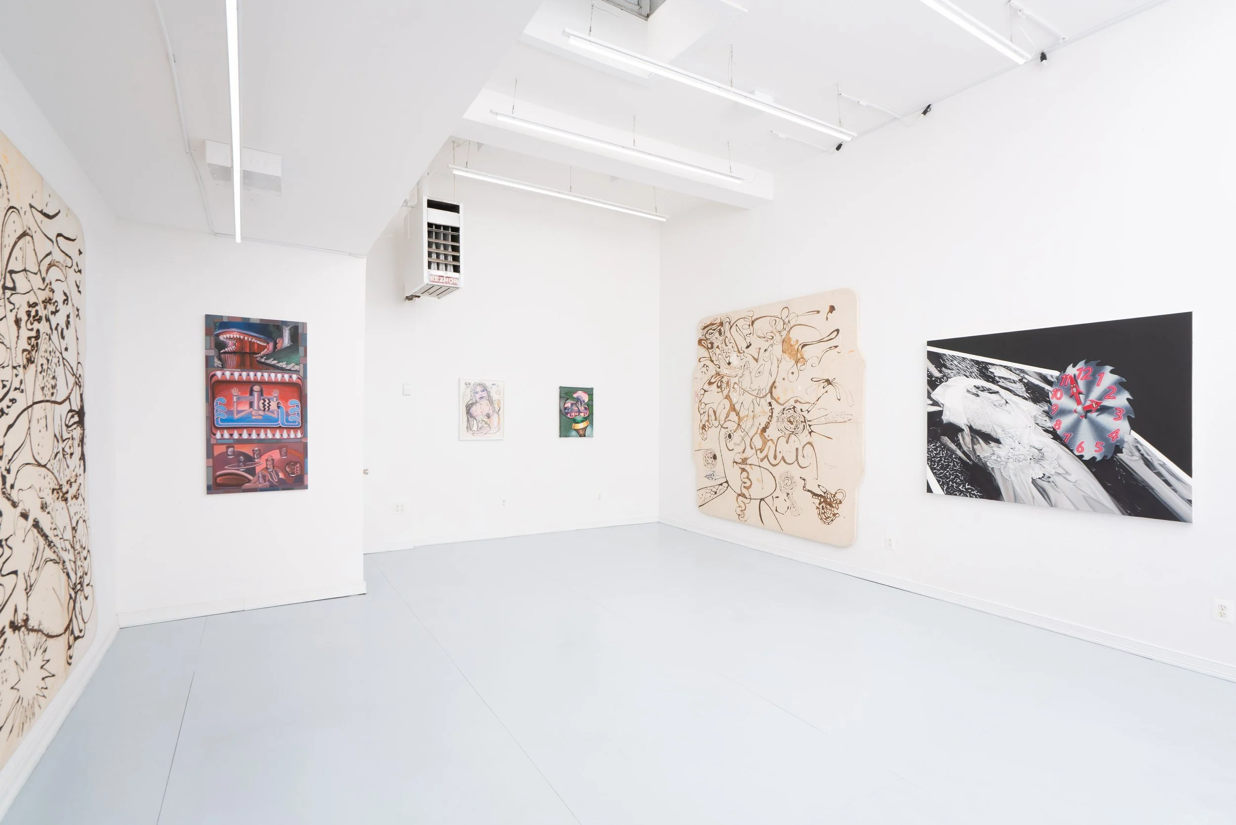 Installation view: Lucia Love & Bill Saylor:  Benthic Life . Ptolemy, Glendale, NY, 2026.